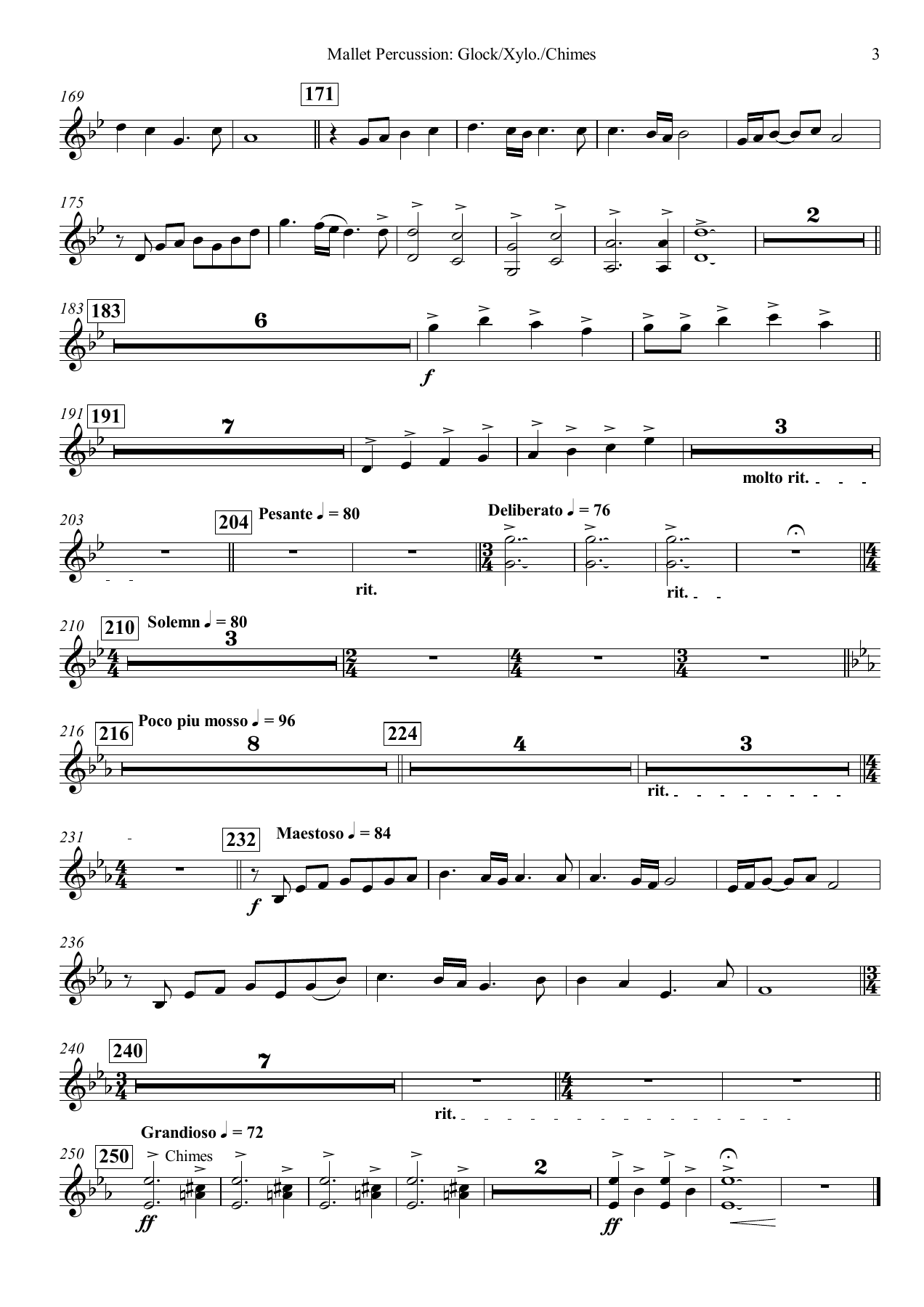 mallet percussion — page 3
