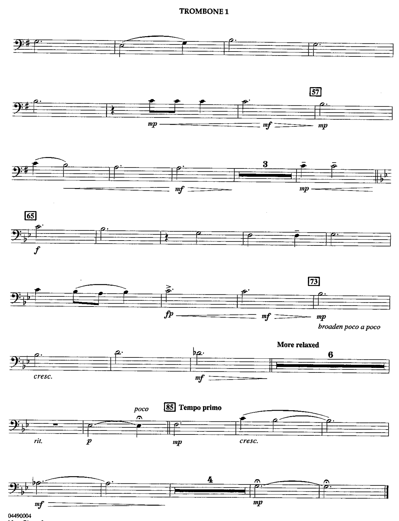 13 Trombone I — page 2