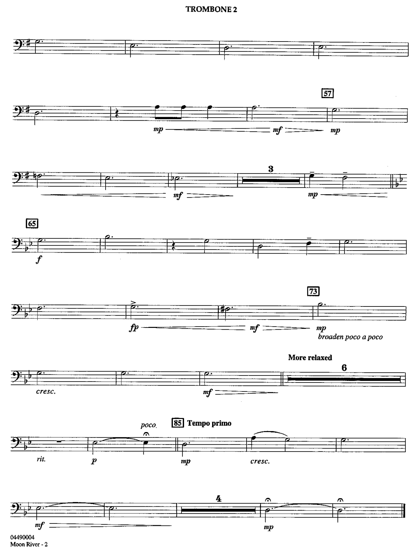 14 Trombone II — page 2