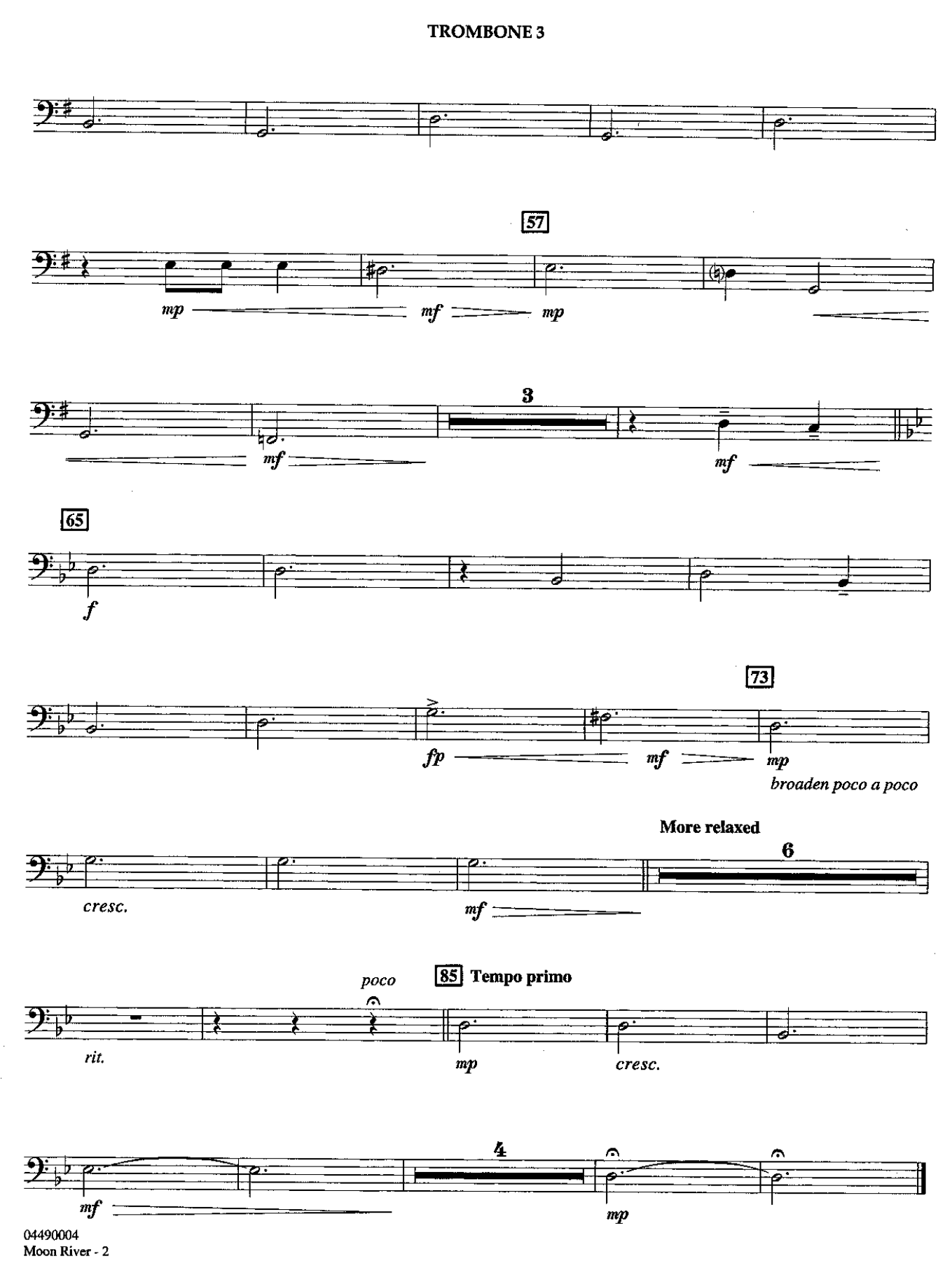 15 Trombone III — page 2