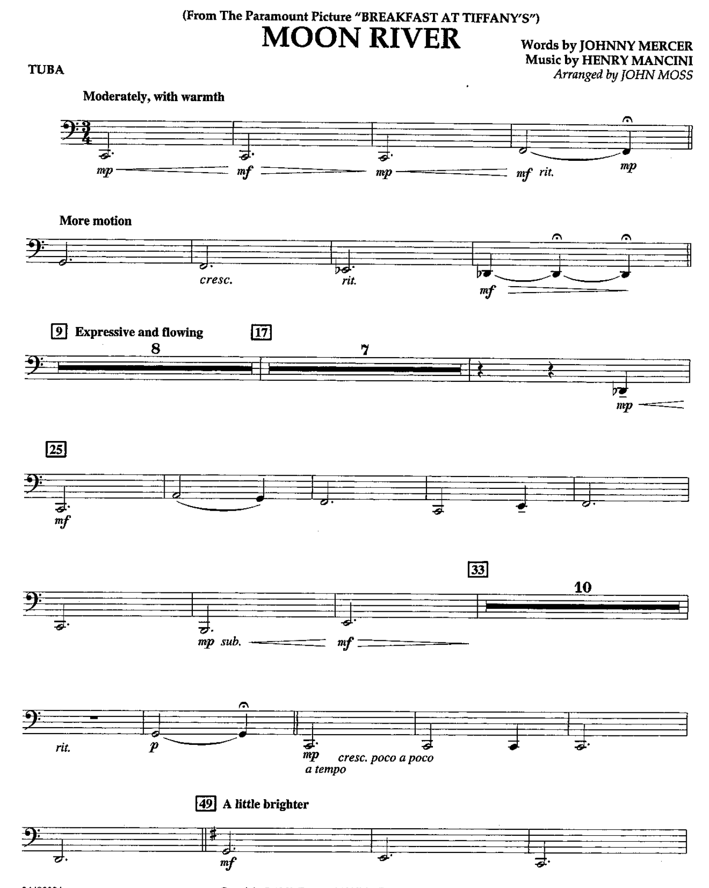 16 Tuba — sheet music cover (first page)