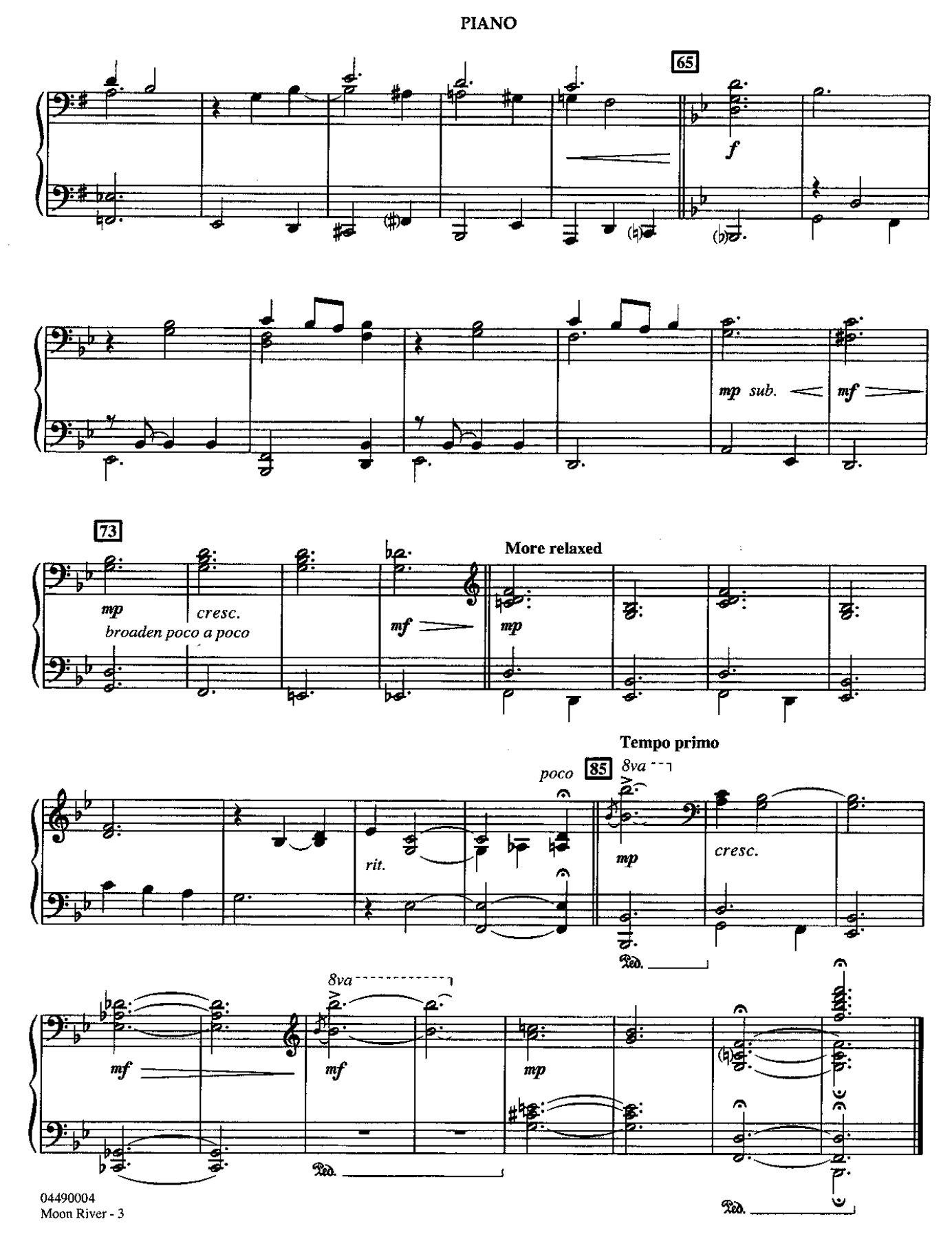 20 Piano — page 3