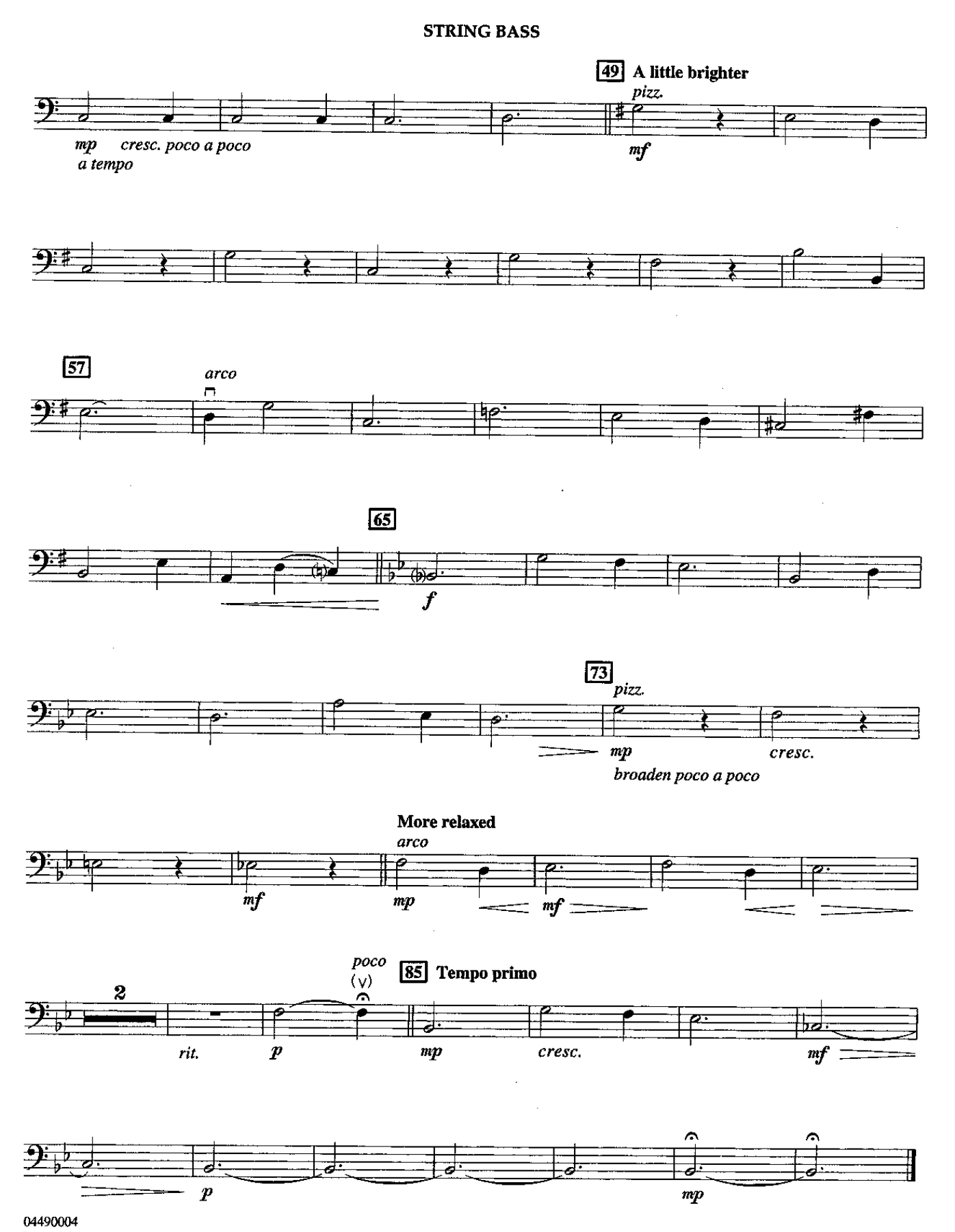 25 Contrabass — page 2
