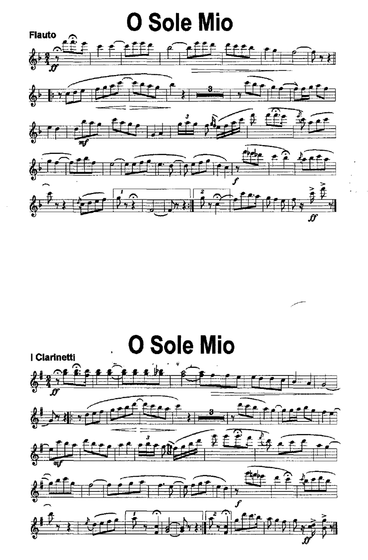 O Sole Mio Blocco Parti — page 3