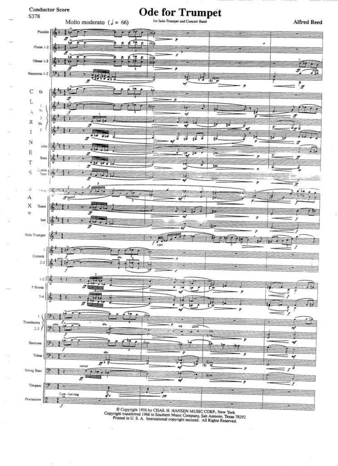 Guion ode for trumpet alfred reed — page 2