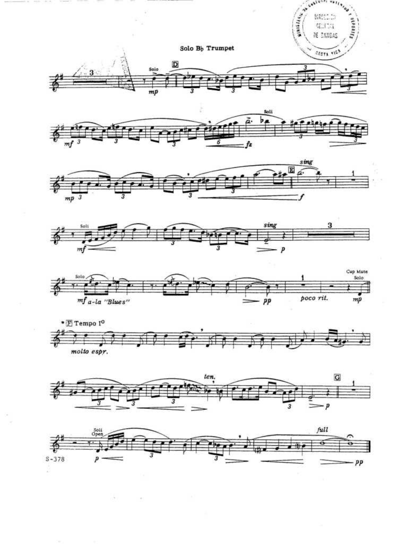 Partes ode for trumpet — page 2