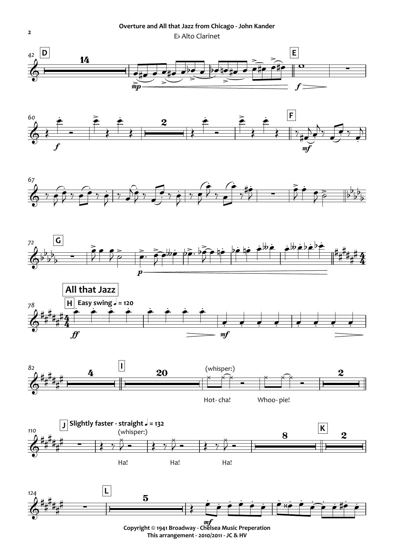 Alto Clarinet — page 2