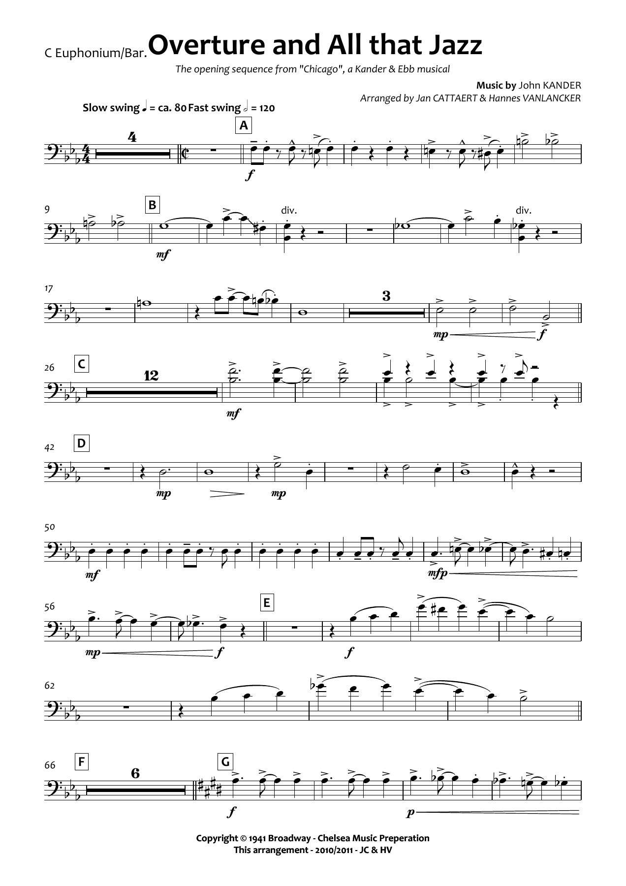 Baritone BC — sheet music cover (first page)