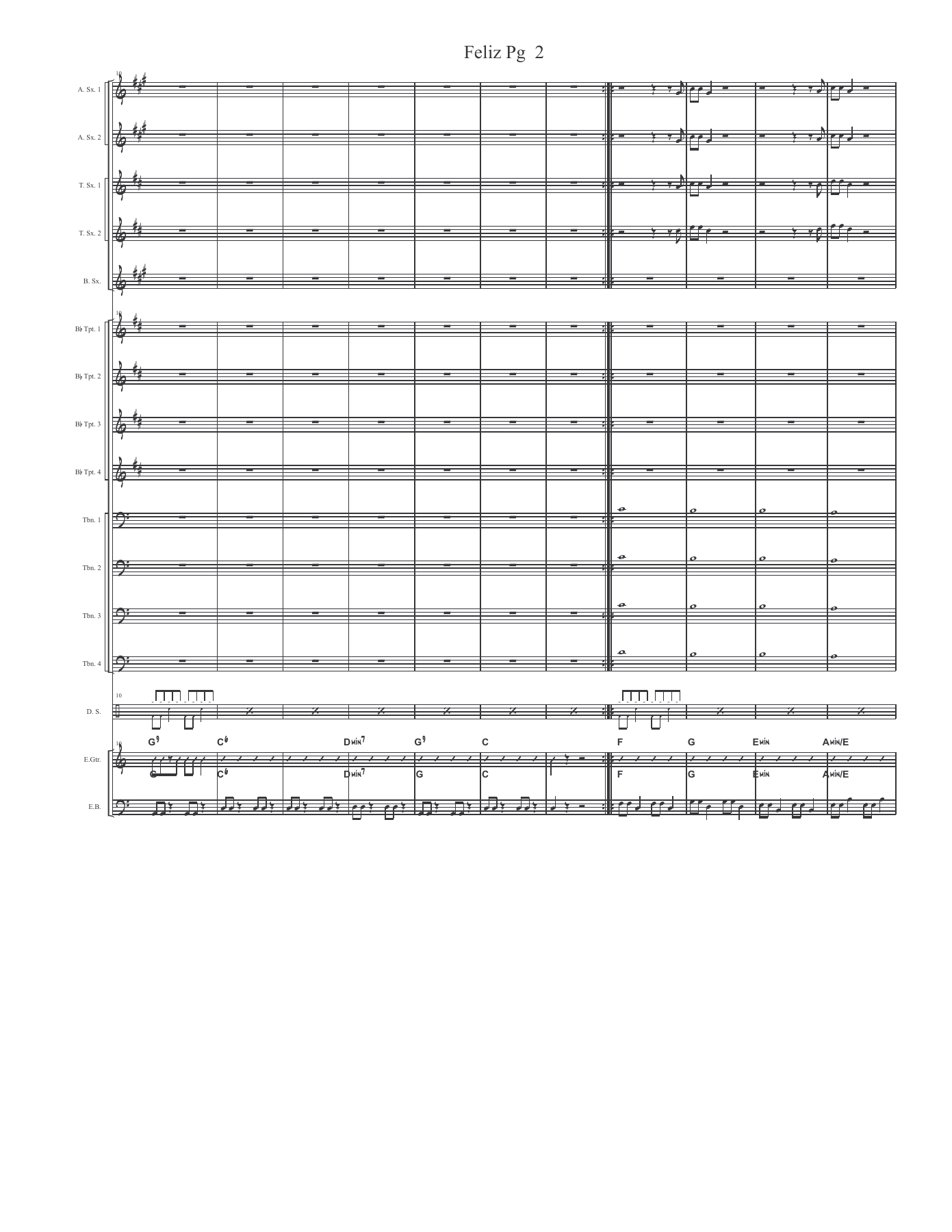Feliz Navidad Score — page 2