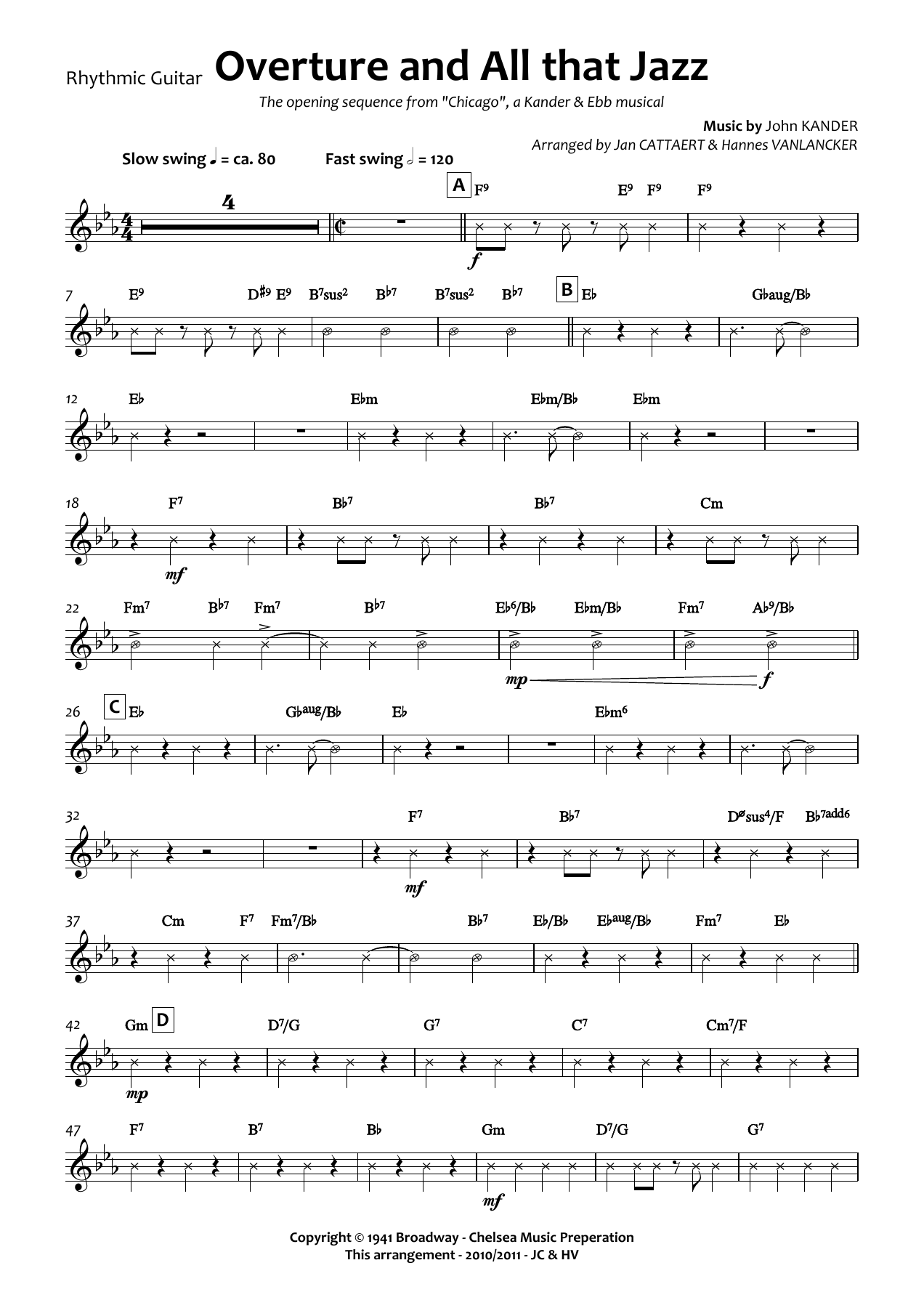 Rhythmic Guitar — sheet music cover (first page)