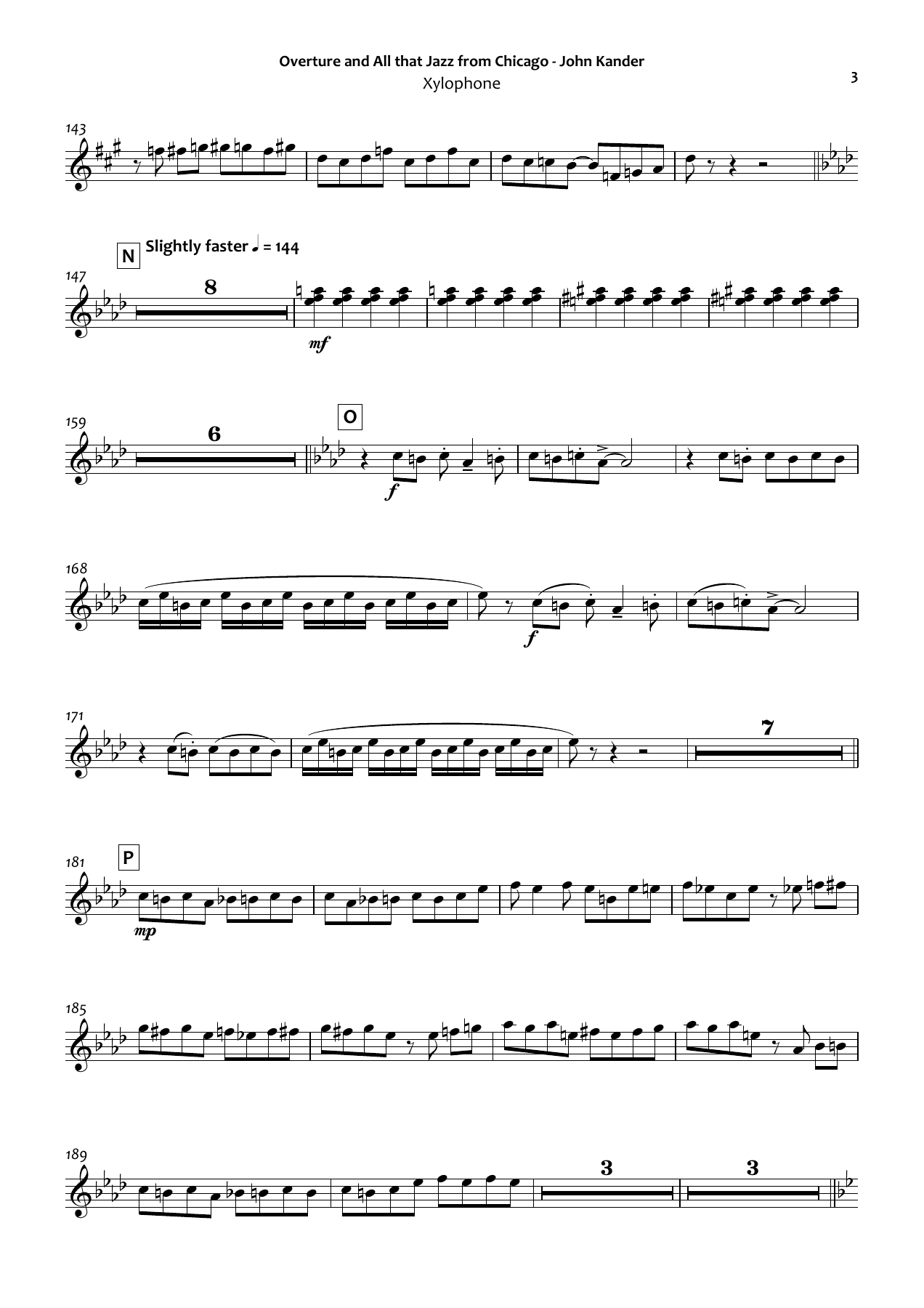 Xylophone — page 3