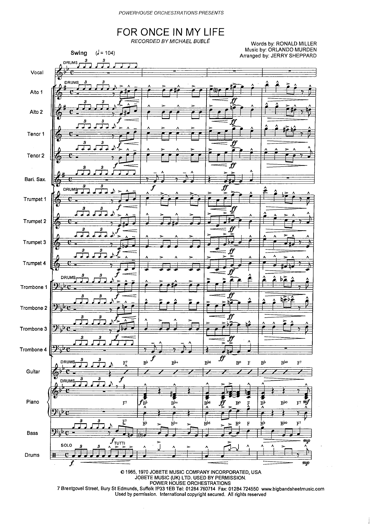 Conducteur — sheet music cover (first page)