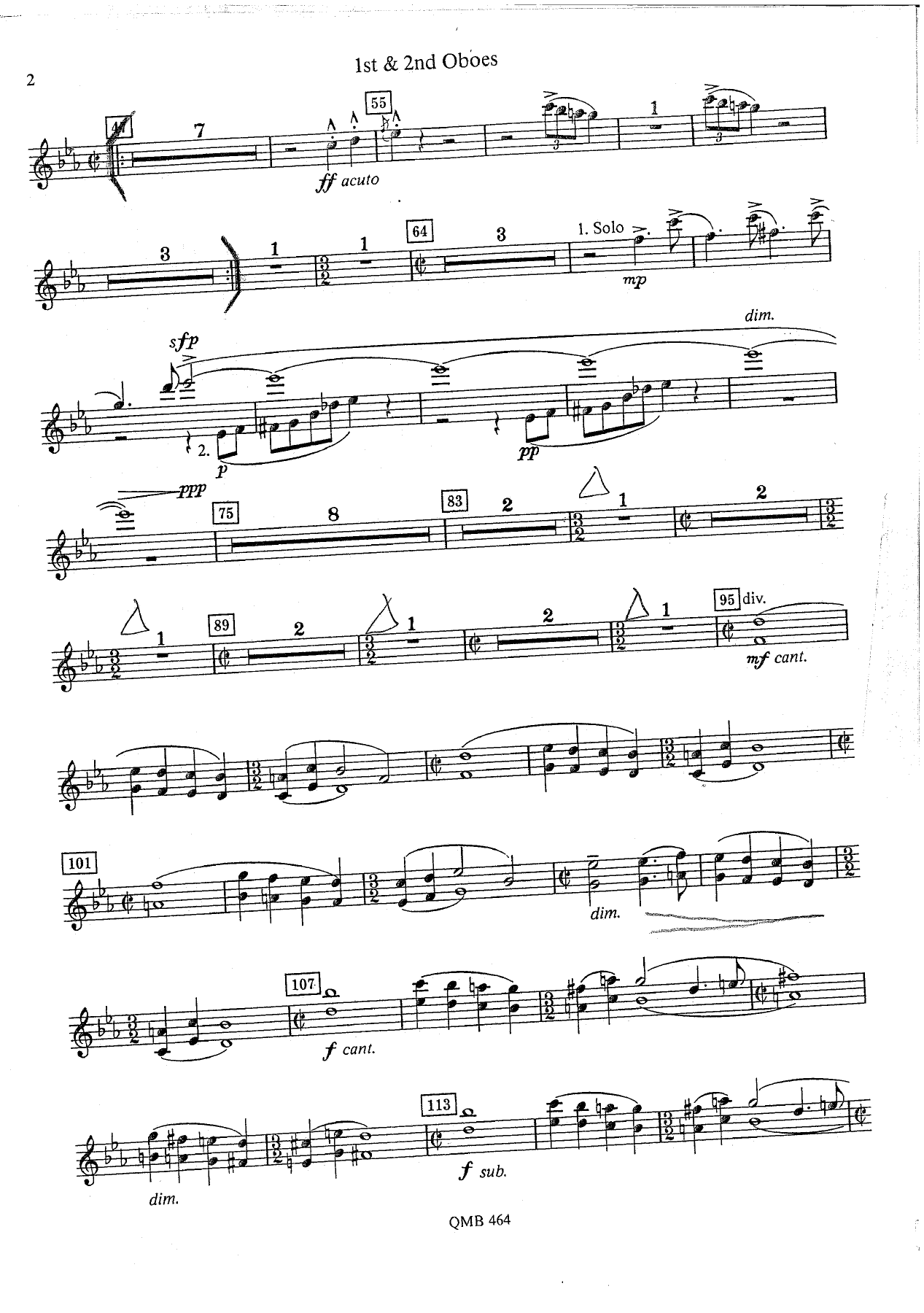 Overture to Candid - 03 - Oboe 1 & — page 2