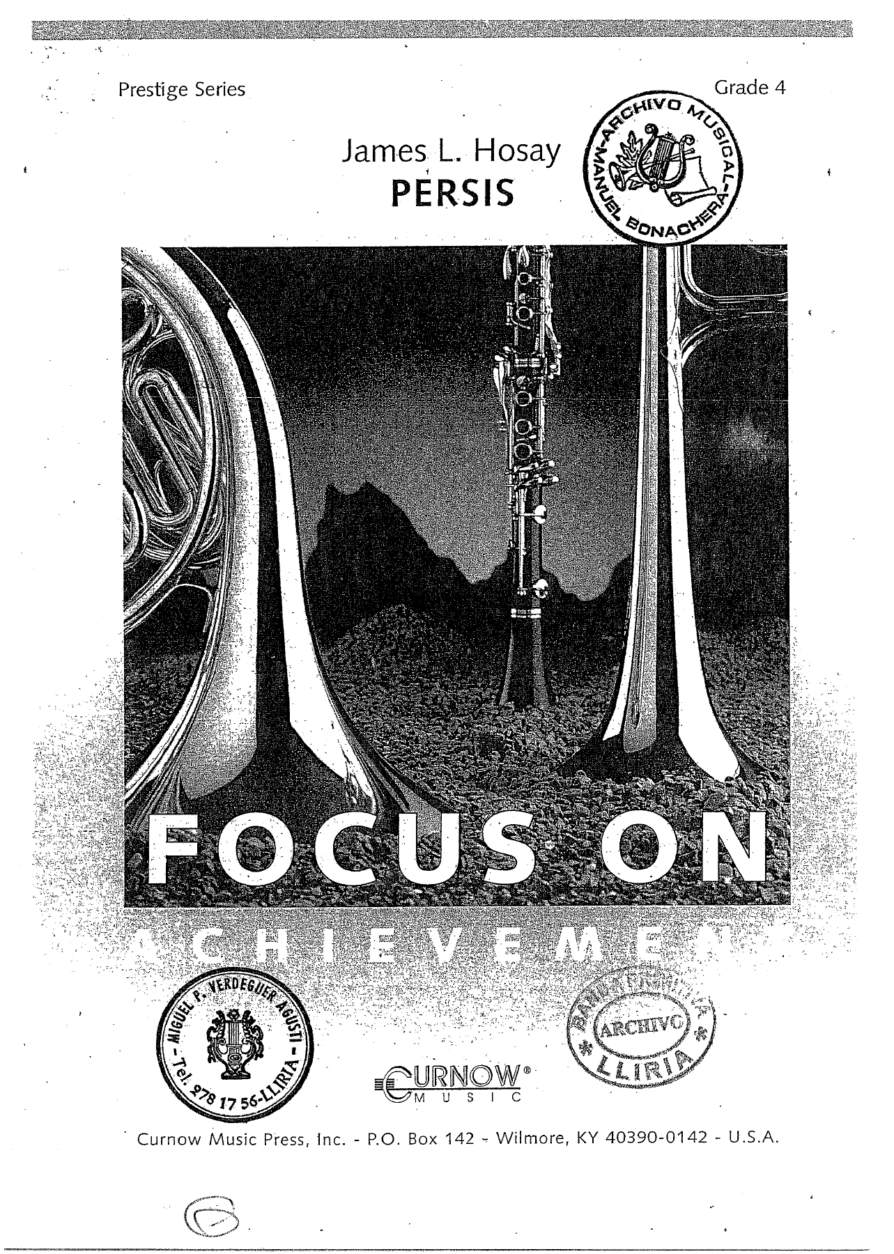Persis Overture — sheet music preview