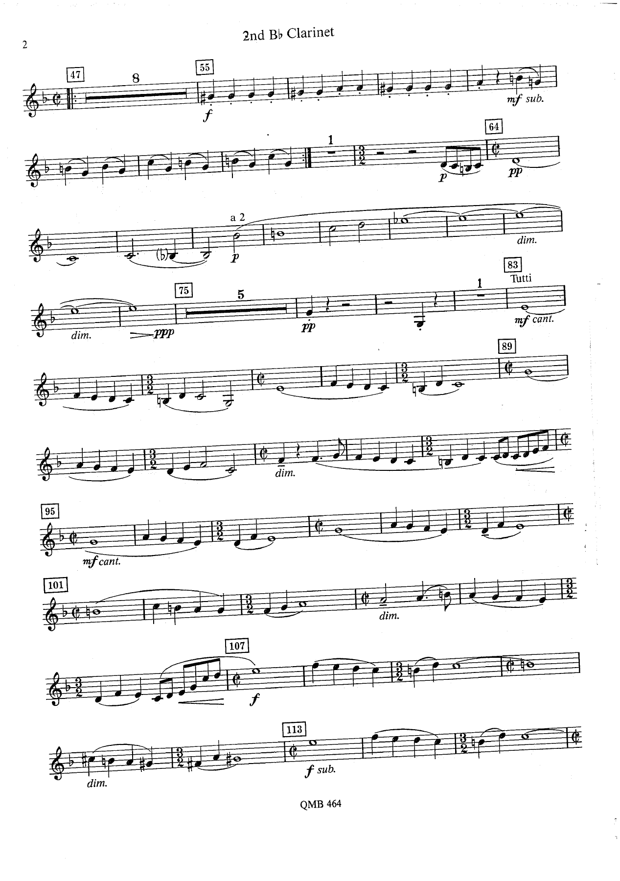 Overture to Candid - 07 - Clarinet — page 2