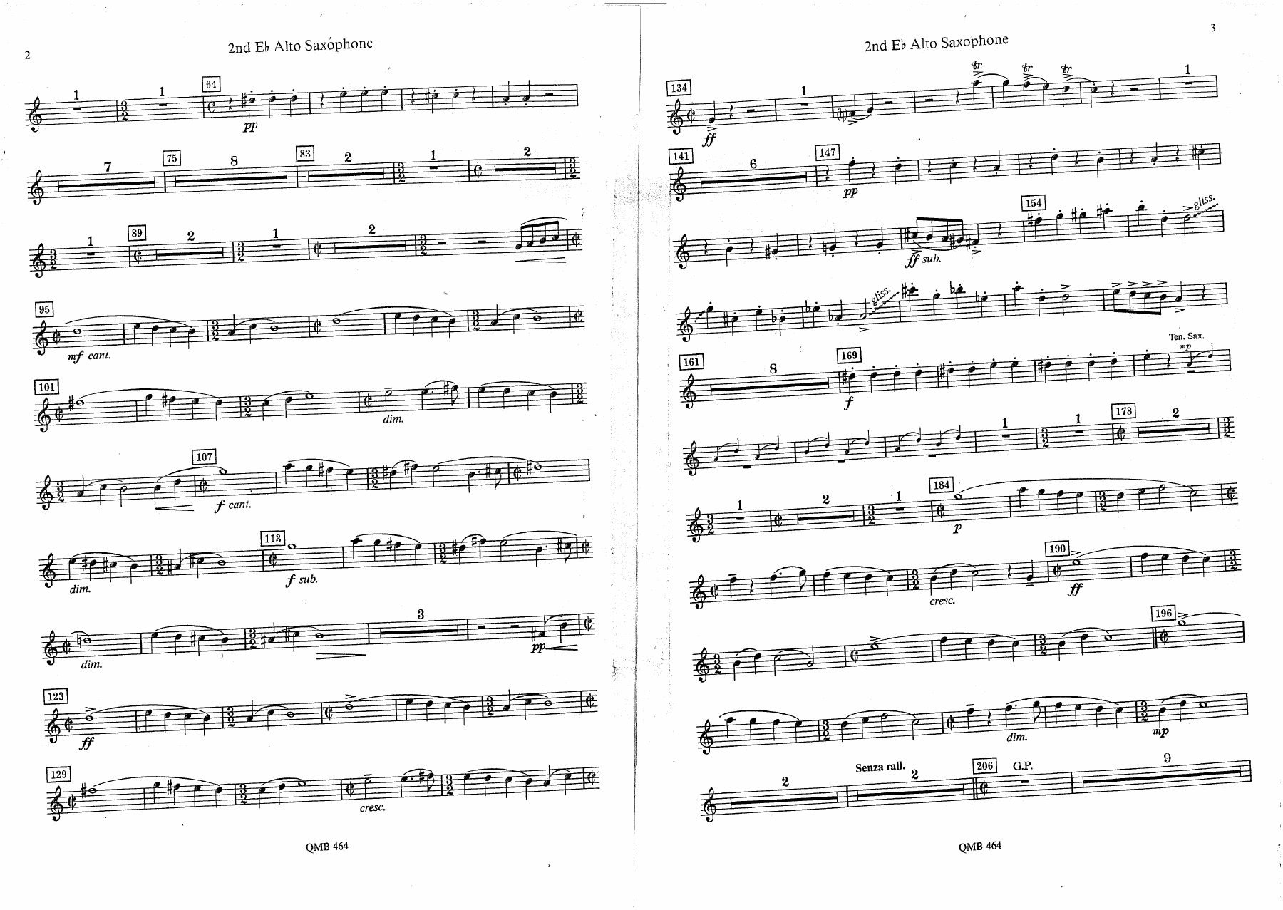 Overture to Candid - 13 - Alto Saxophone — page 2