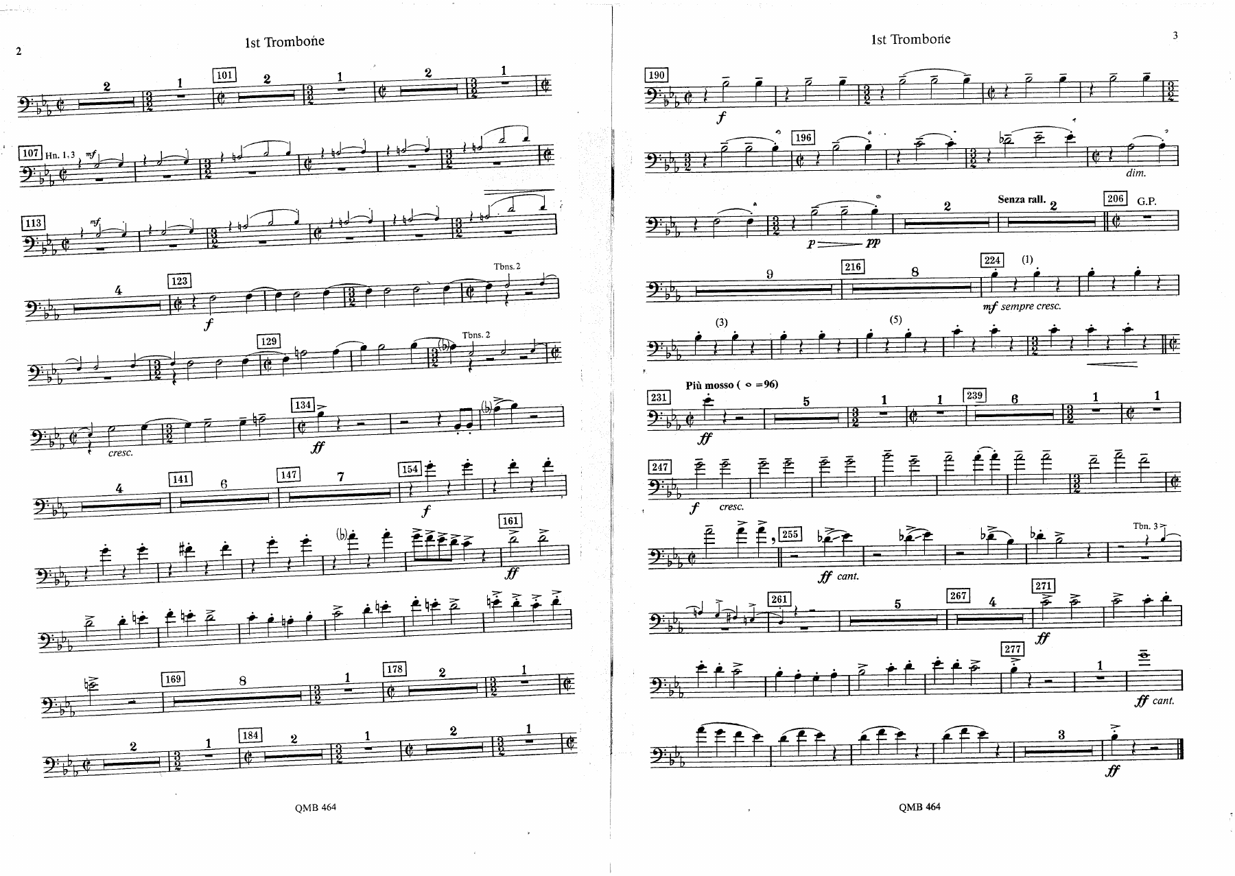 Overture to Candid - 22 - Trombone — page 2