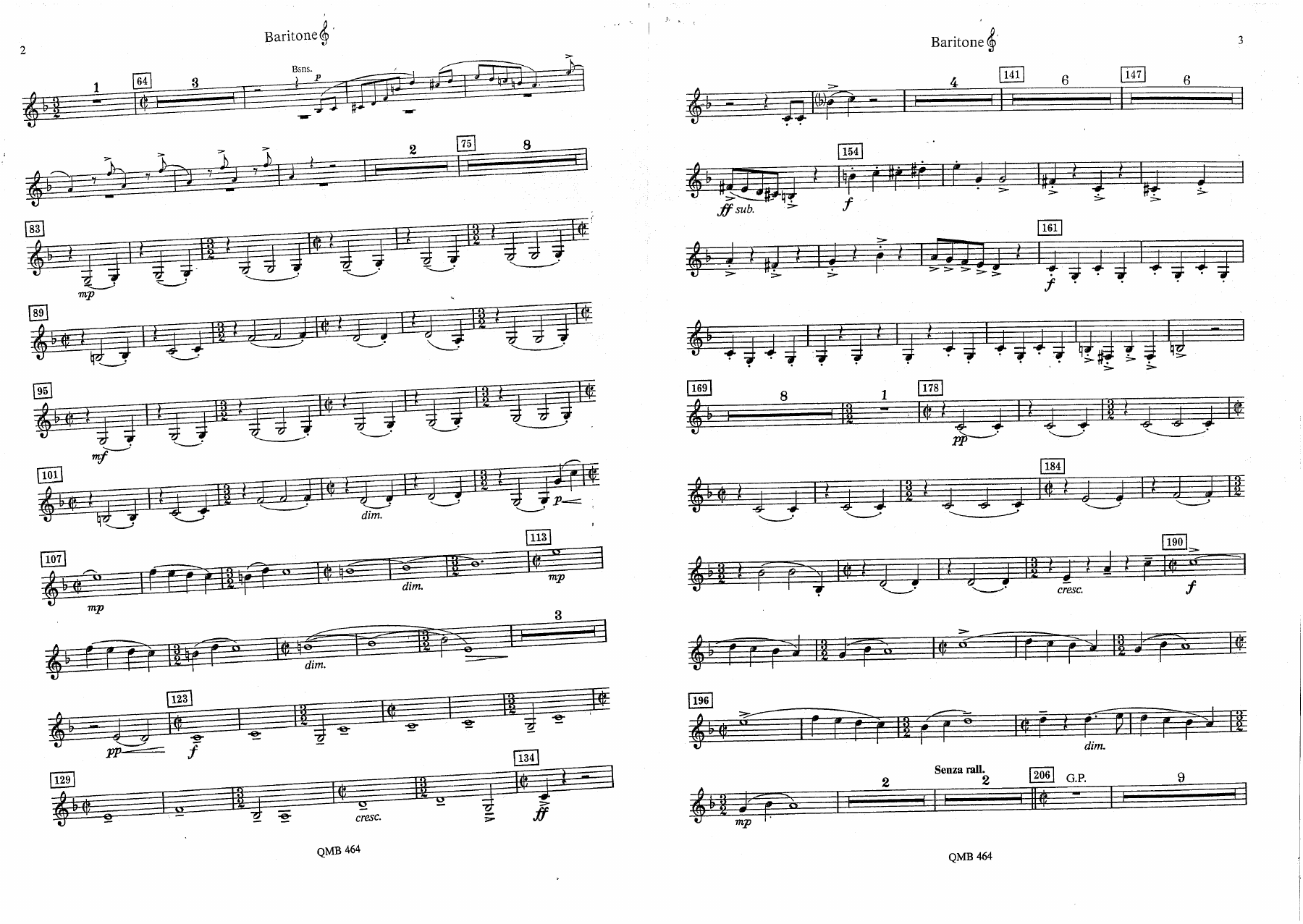 Overture to Candid - 25A - Euphonium in Bb TC — page 2