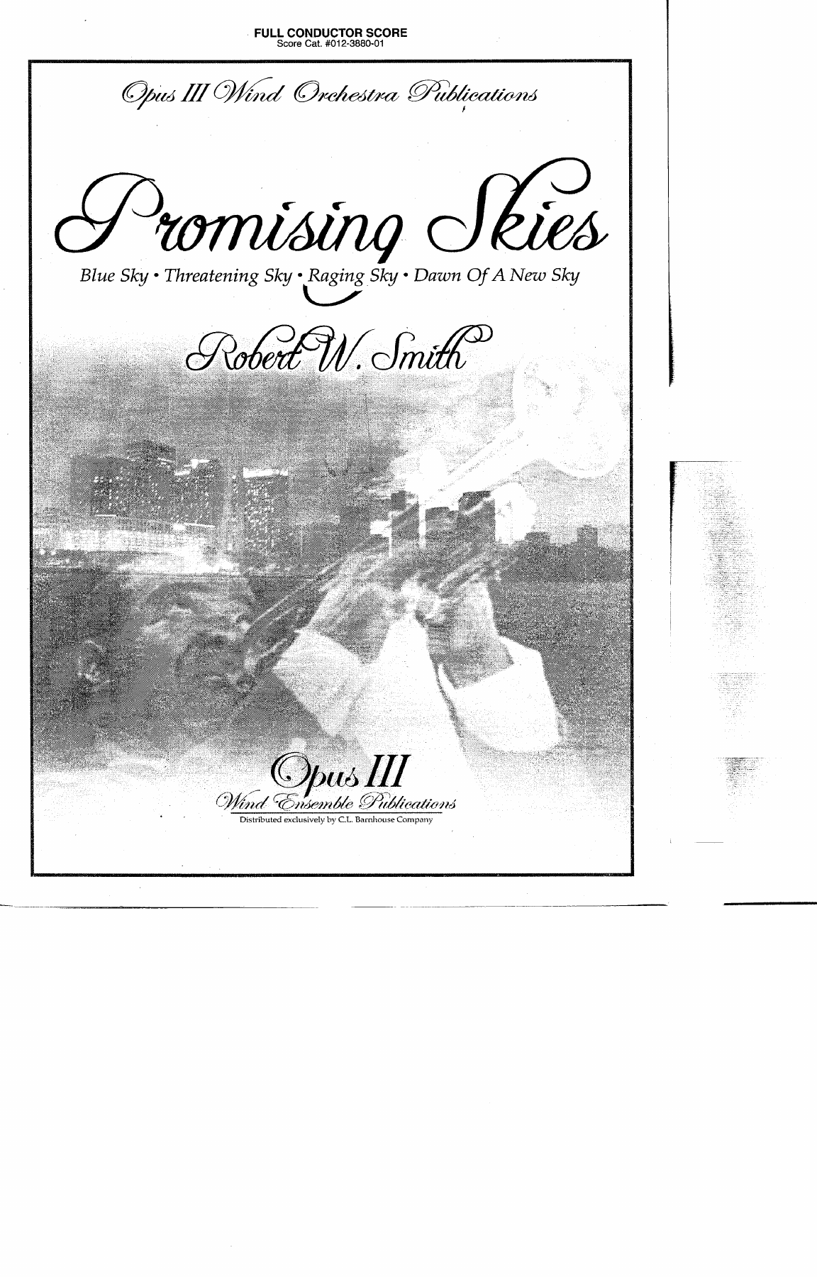 Promising Skies - Robert W. Smith Gd.5 — sheet music preview