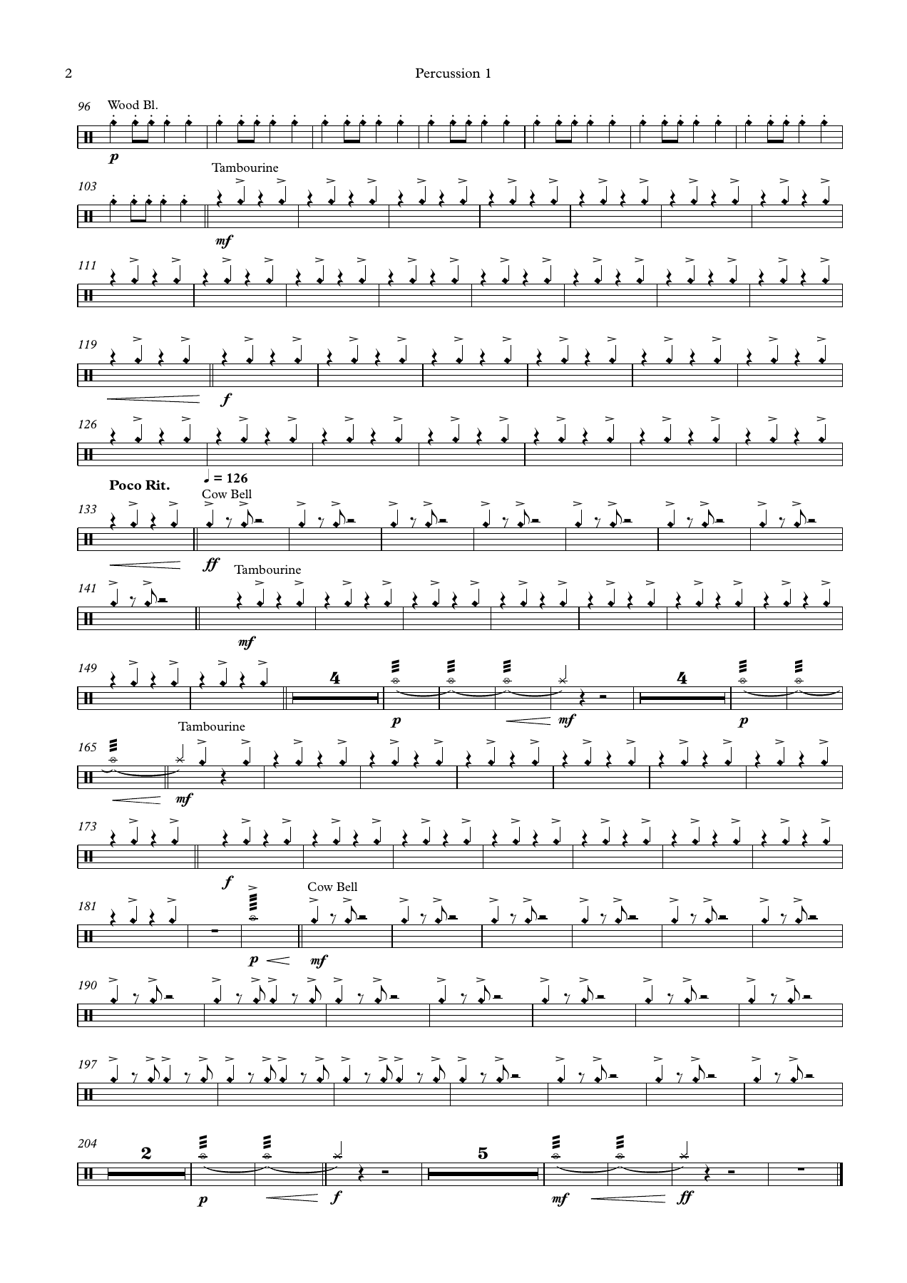 26 POPS IN THE SPOTS - Percussion — page 2
