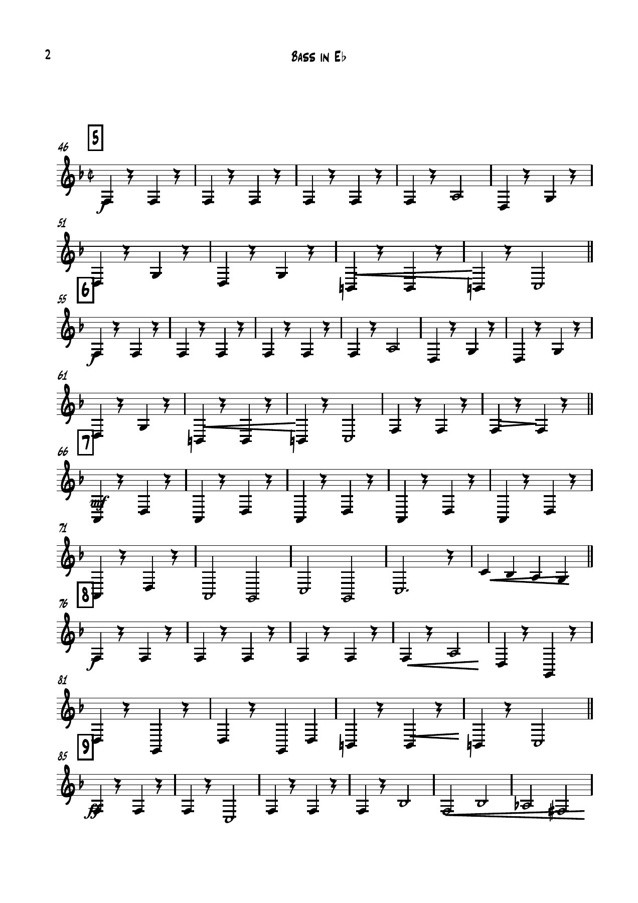 bass in Eb — page 2