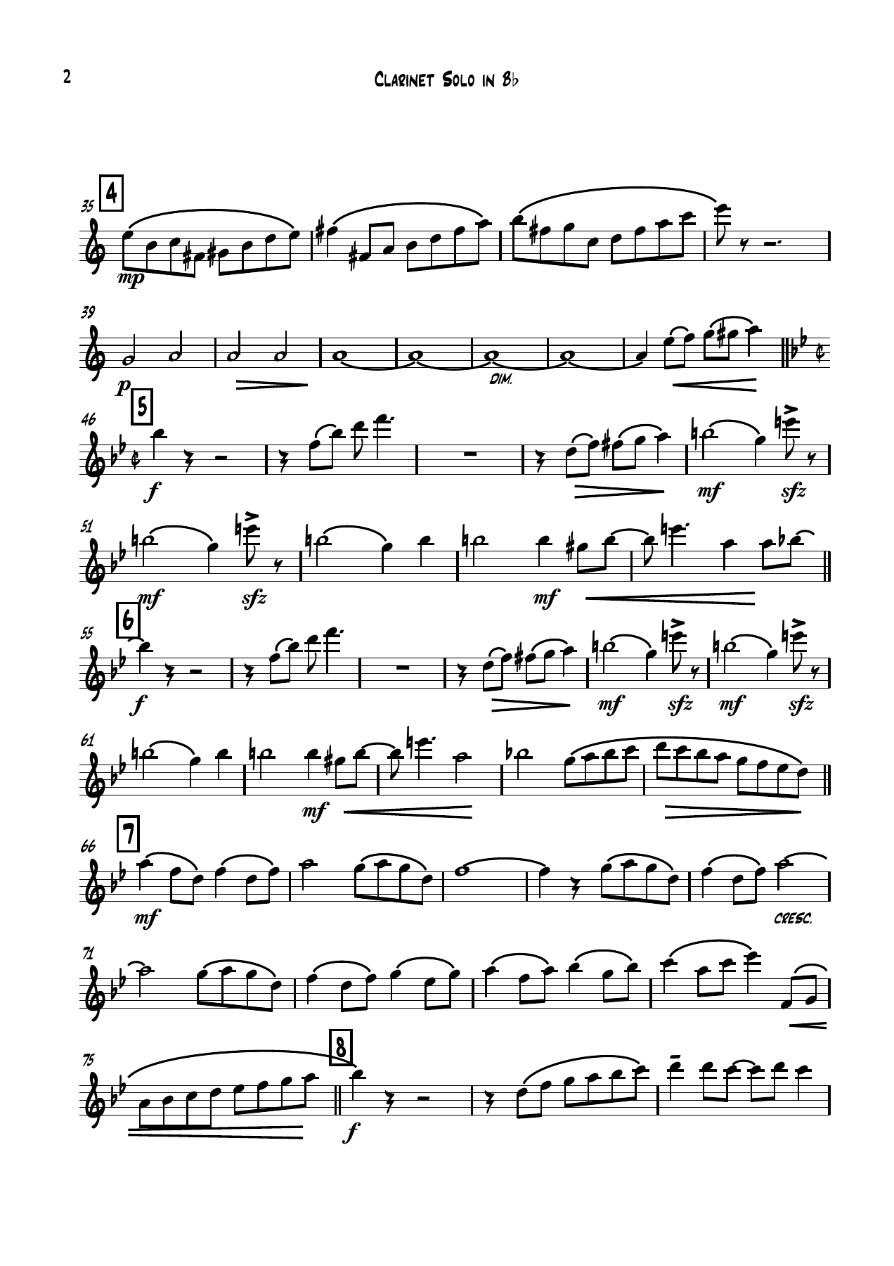 Clarinete Solo In Bb — page 2