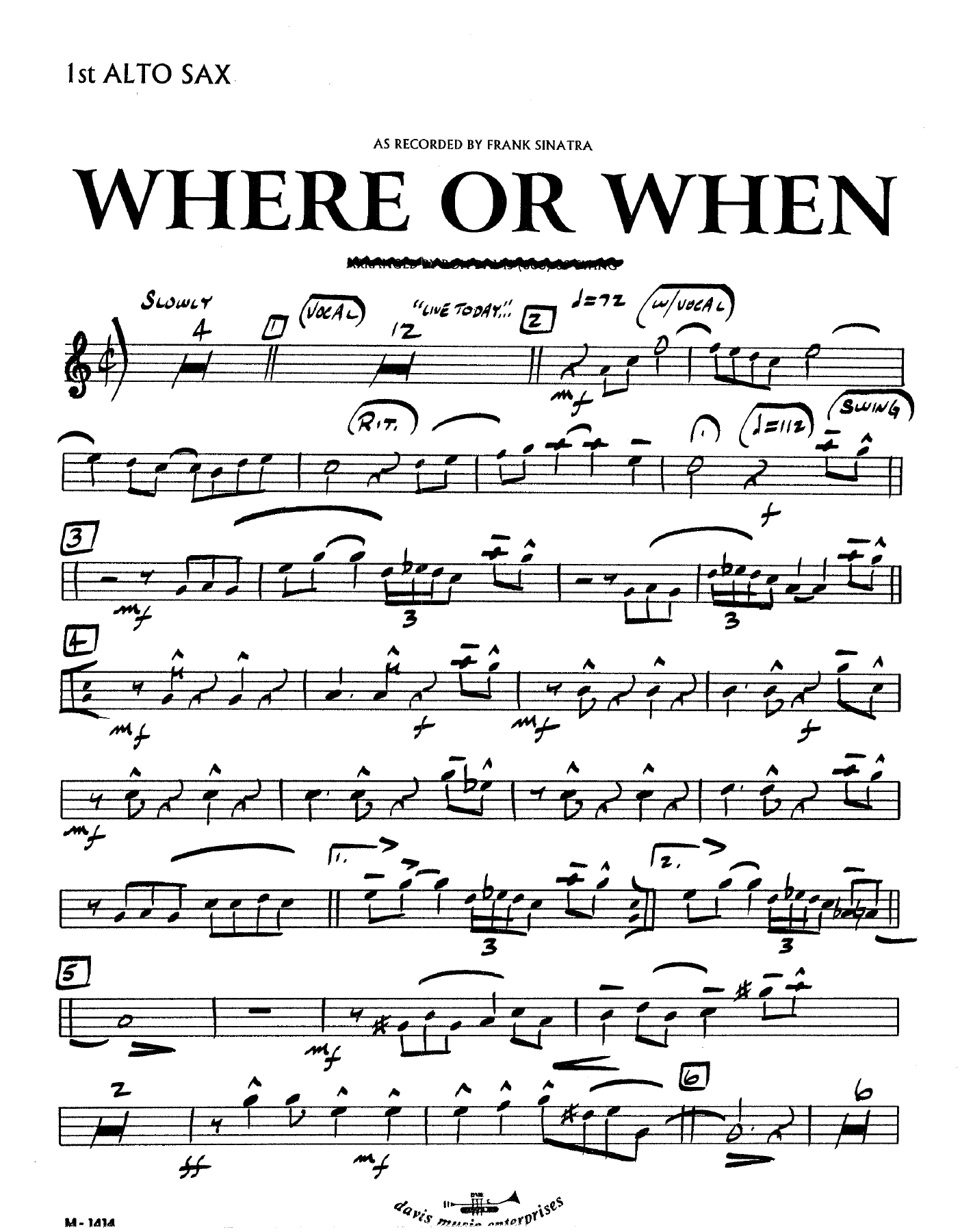 Where or When — page 2