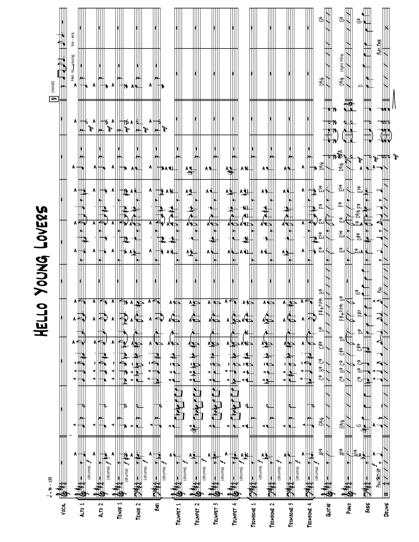 Hello, Young Lovers — sheet music preview
