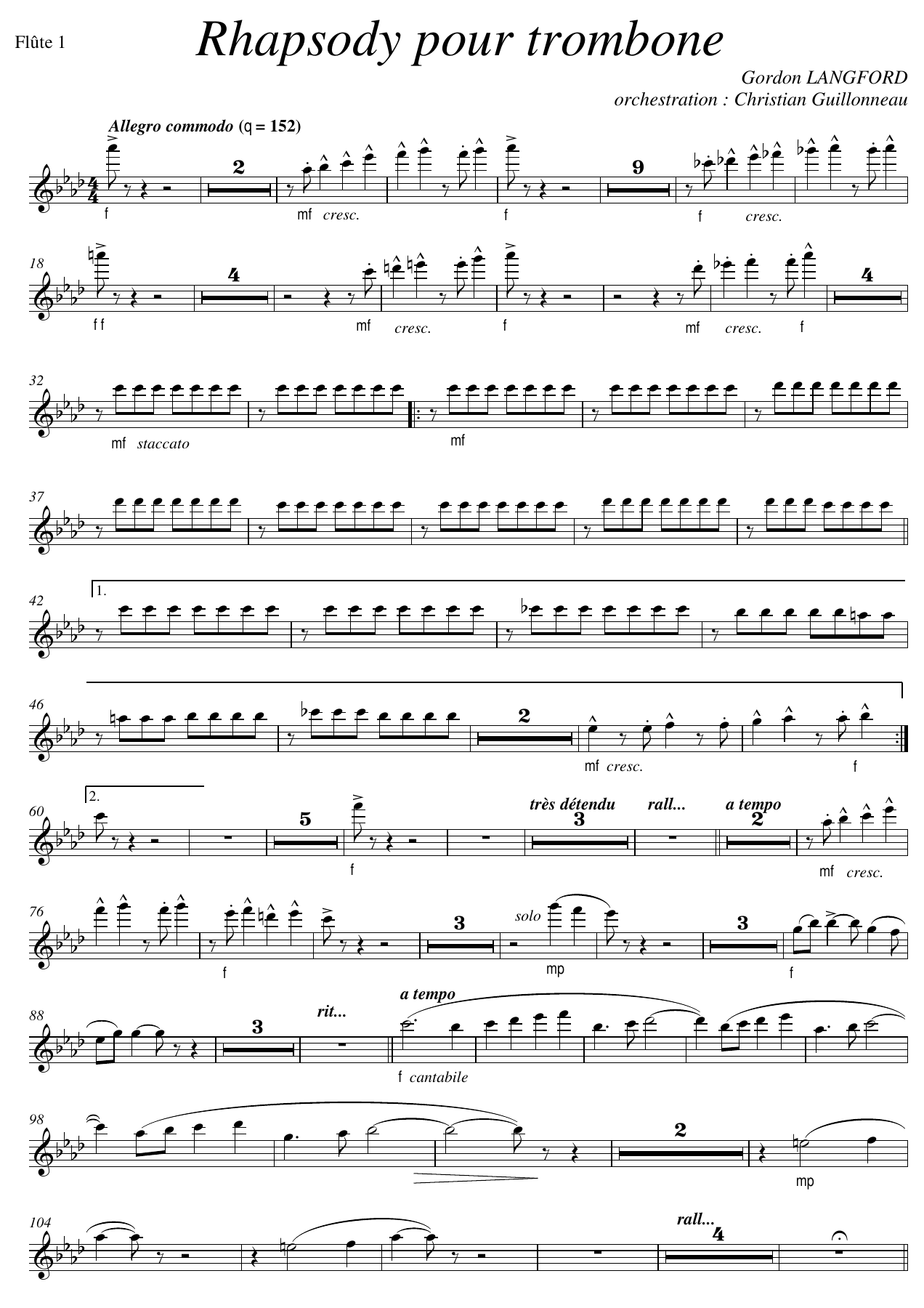 rhapsody-langford-parts — sheet music preview