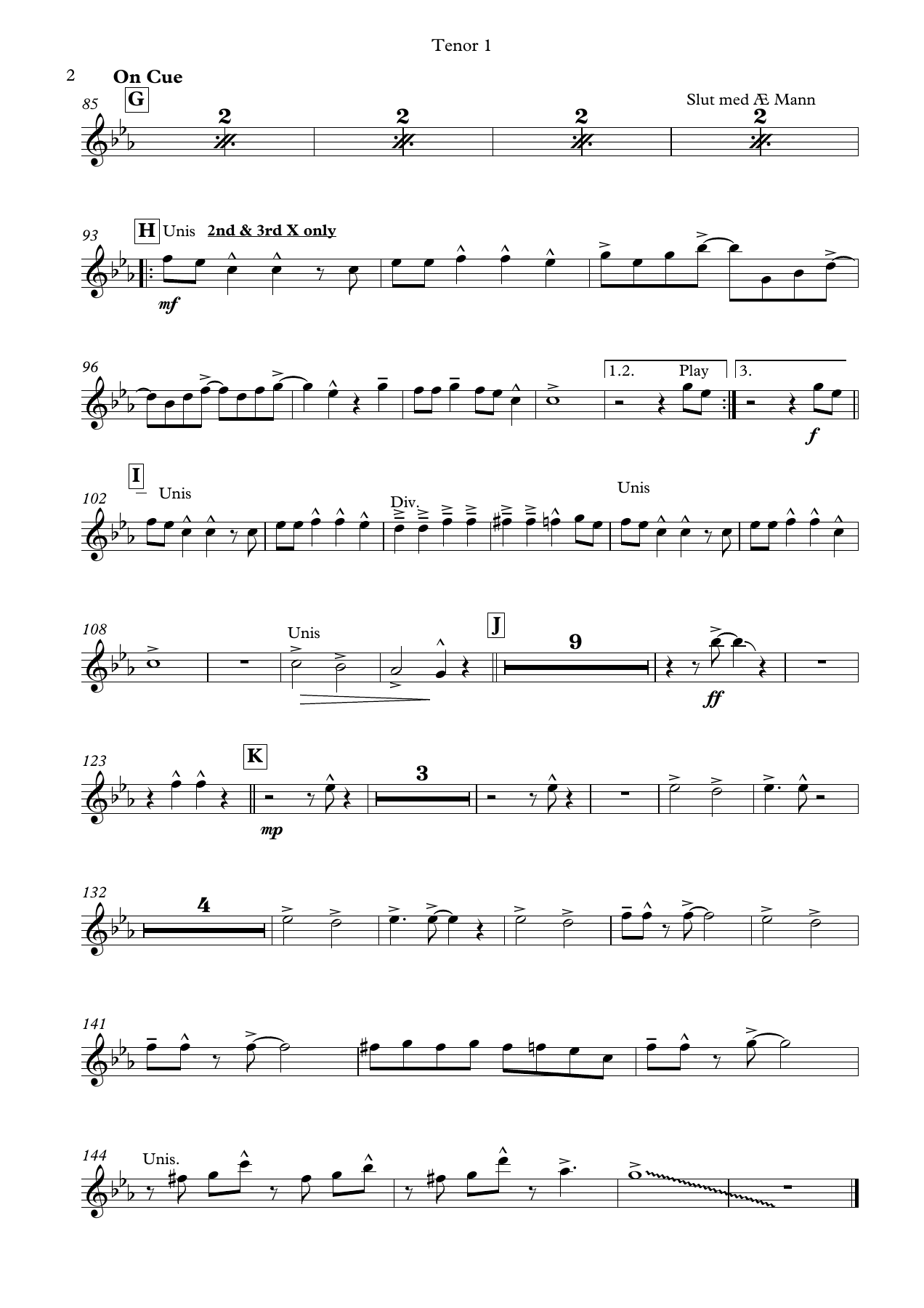 Hit the Road Jack - Tenor — page 2