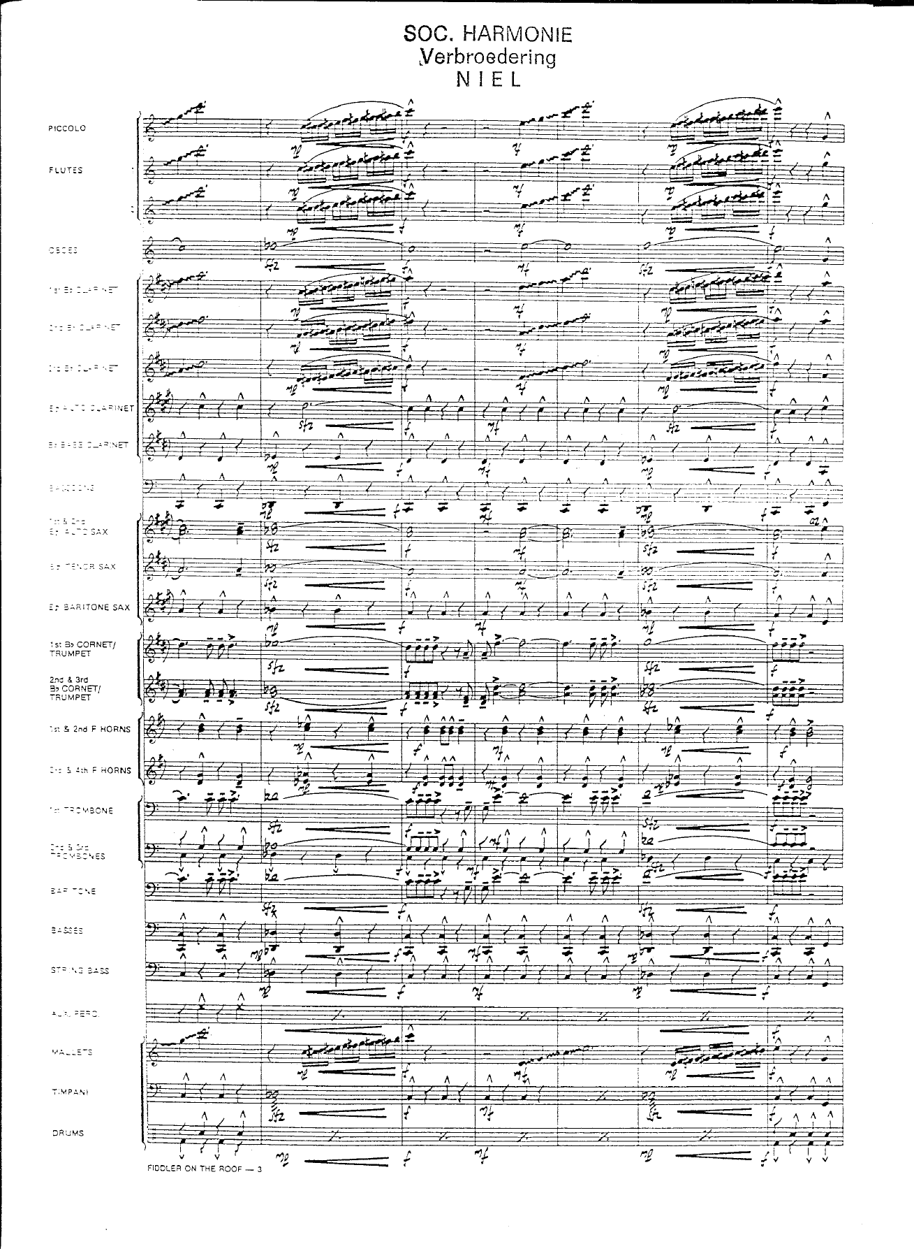 Selections From Fiddler On The Roof — page 3