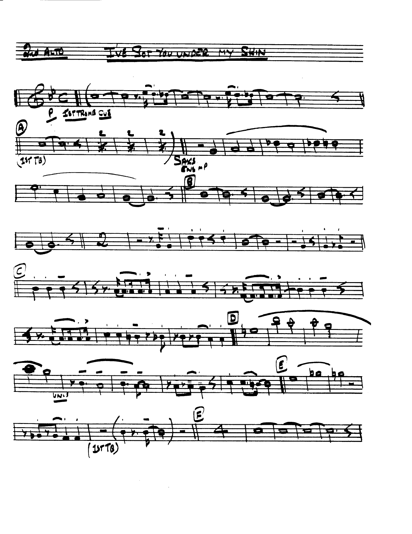 I Got You Under My Skin -Vocal — page 3