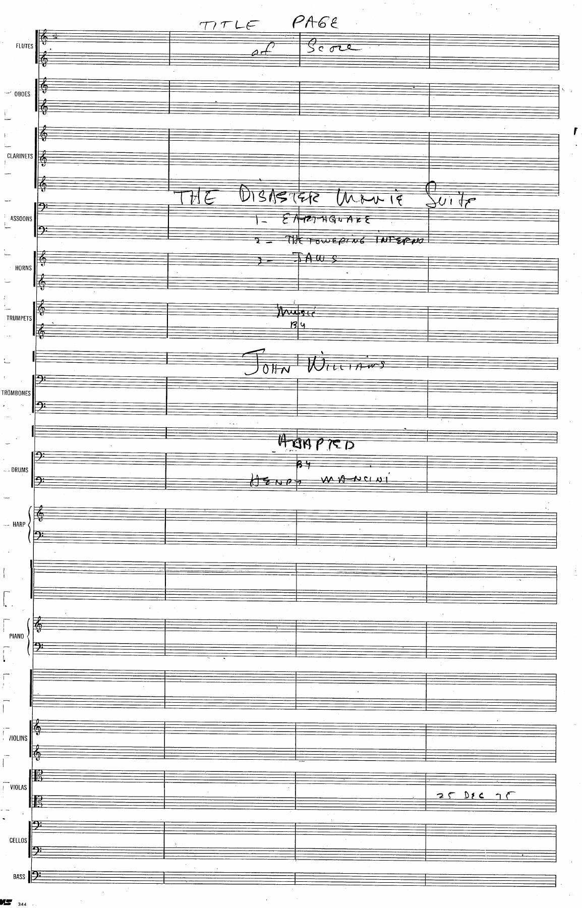 The Disater Movie Suite (H.Mancini) score — page 2