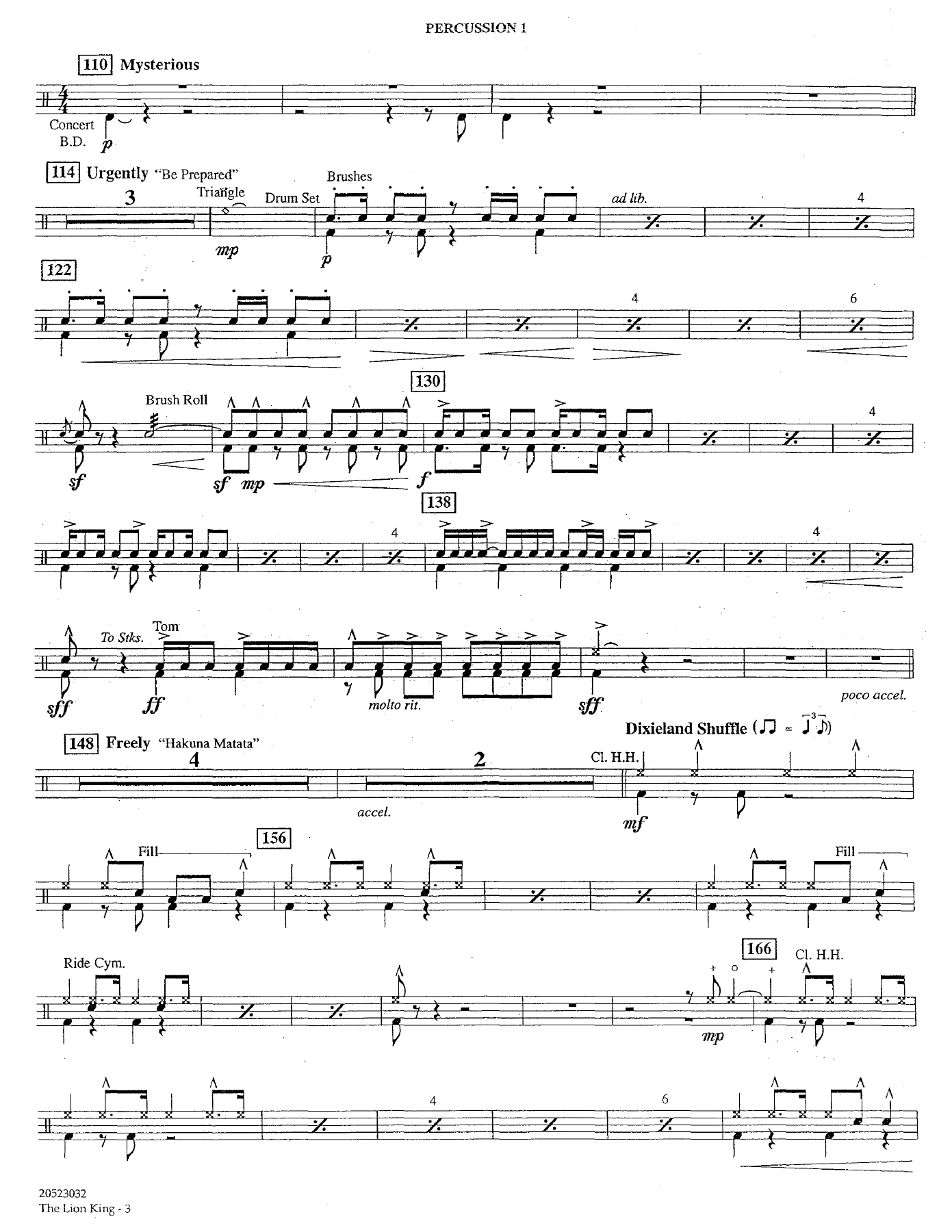 The Lion King - Percussion — page 3