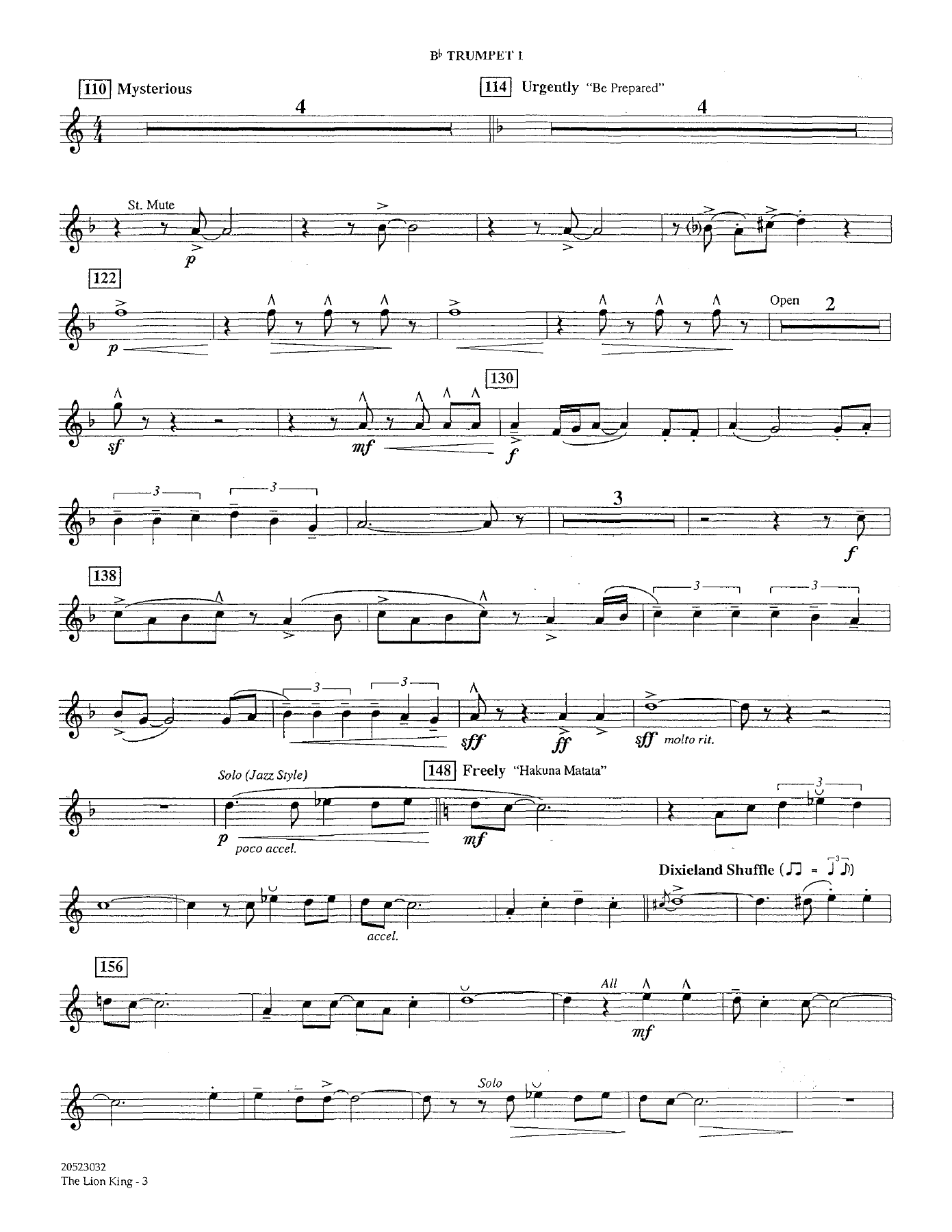 The Lion King - Trompette Sib — page 3