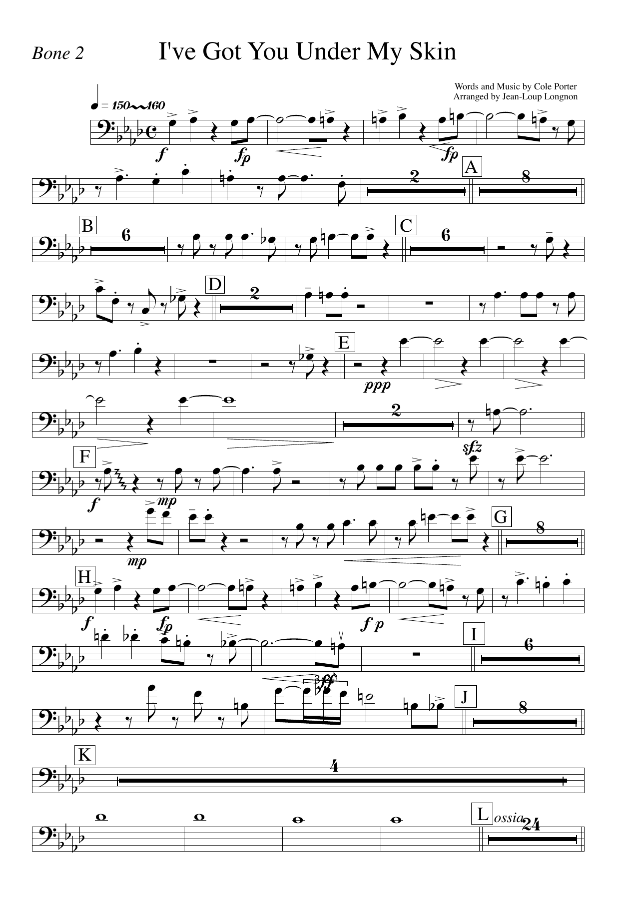 I Got You Tb2 — sheet music cover (first page)