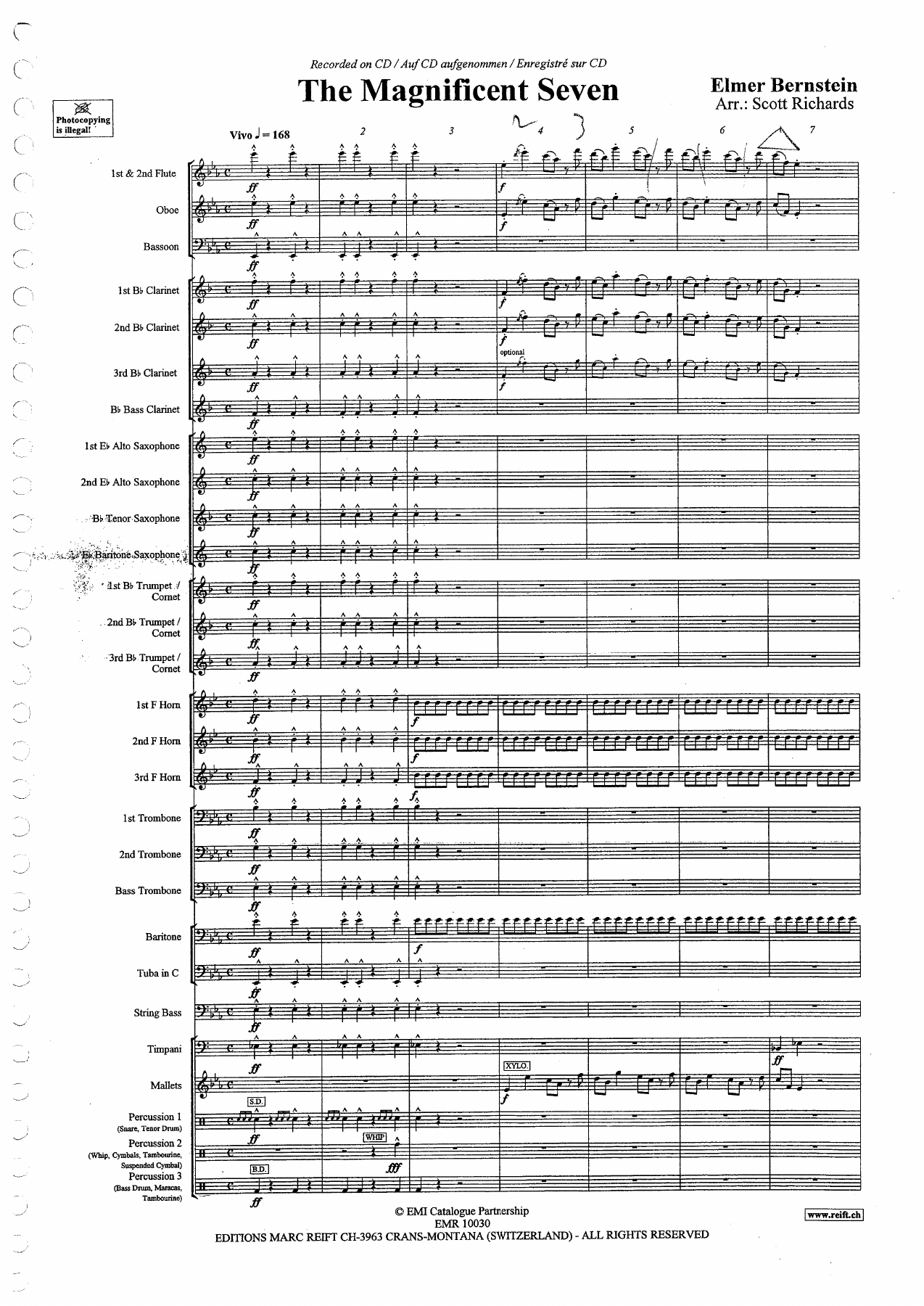 The Magnificent Seven Score — page 3