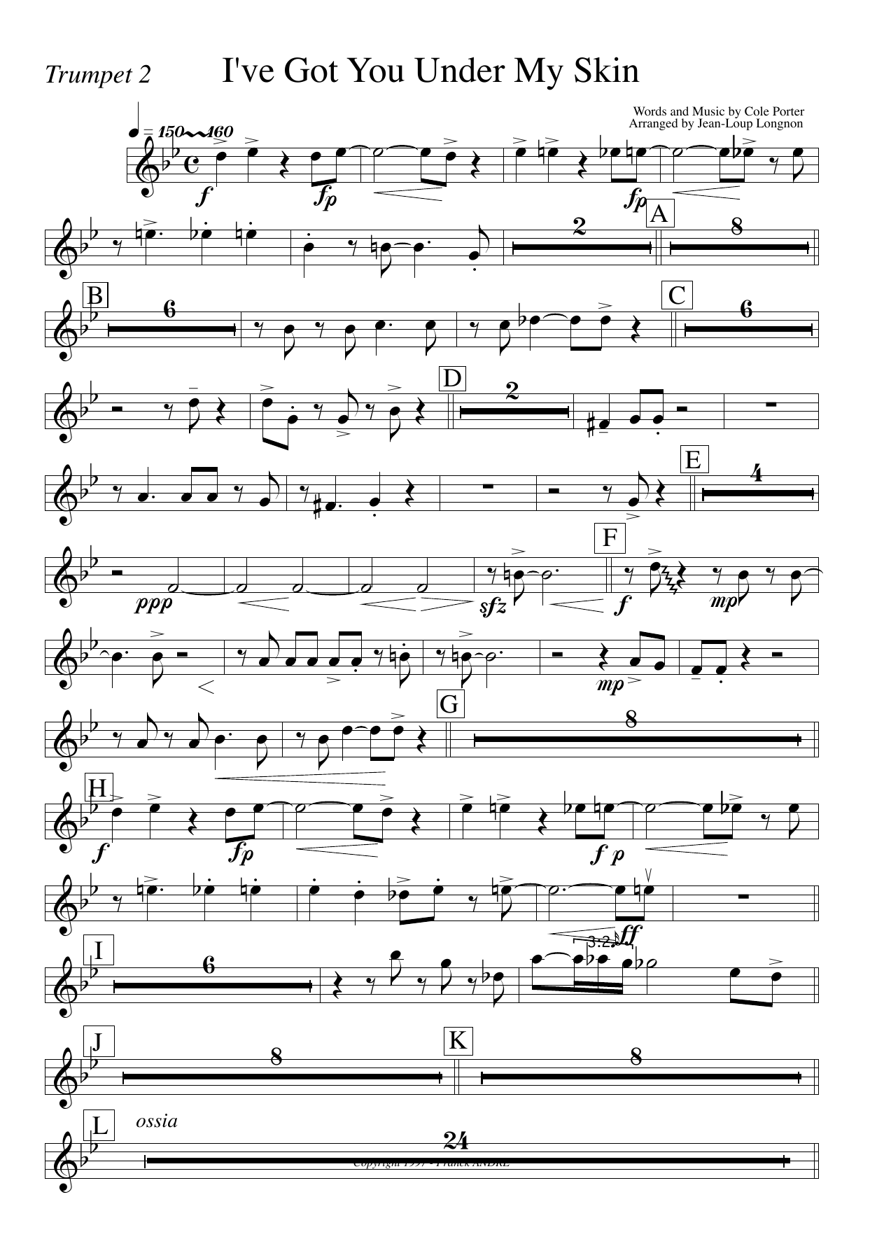 I Got You Tpt2 — sheet music cover (first page)