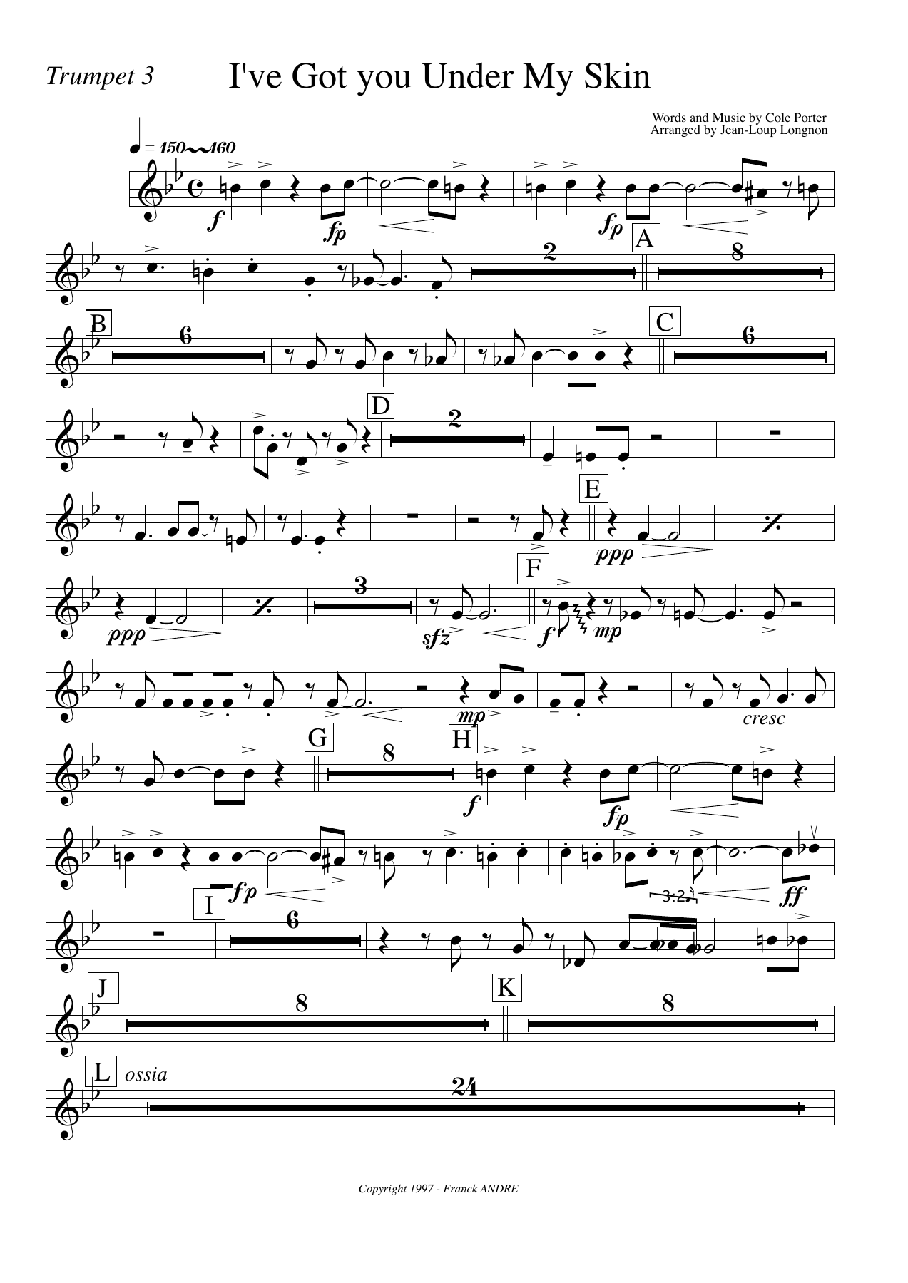 I Got You Tpt3 — sheet music cover (first page)