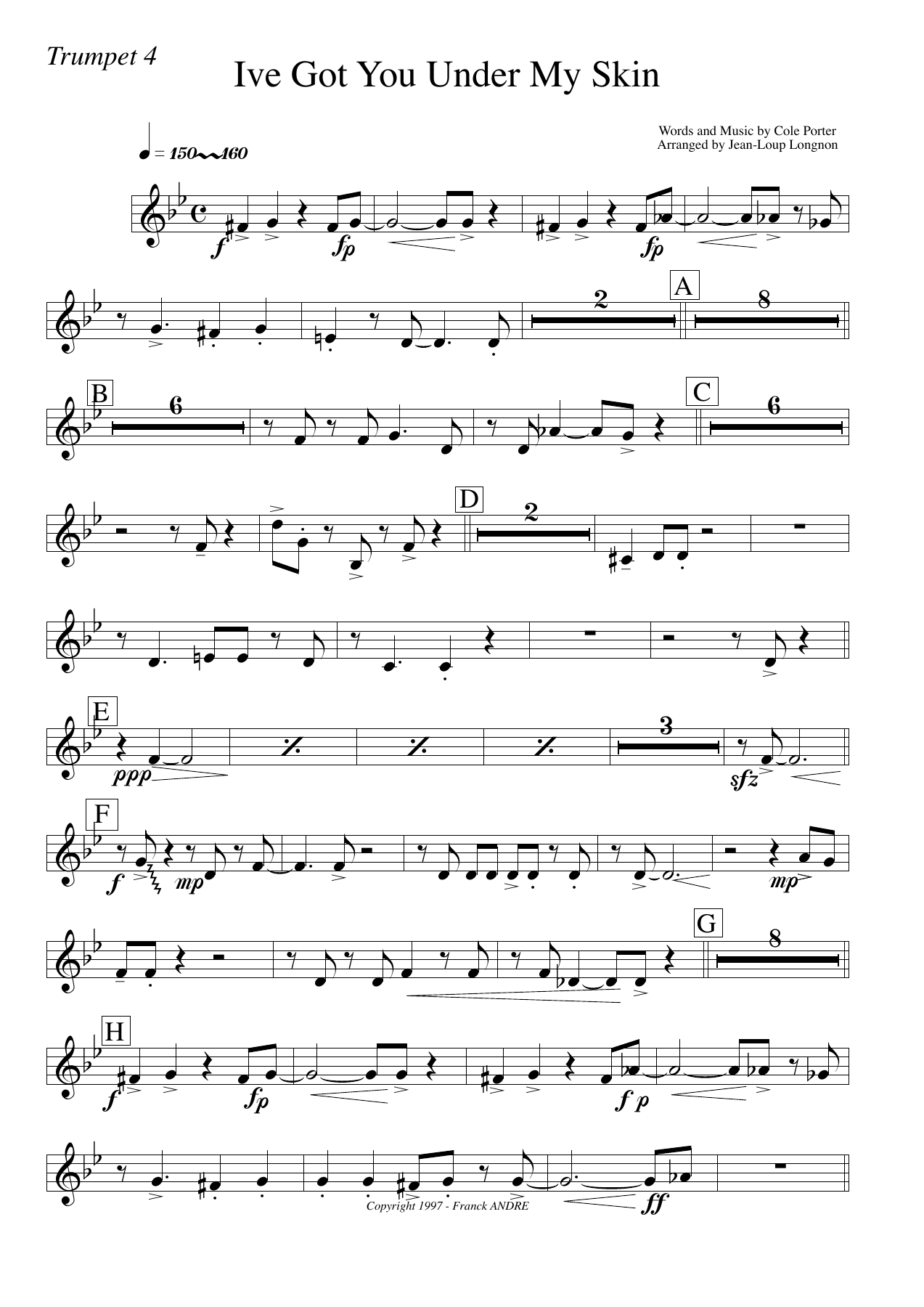 I Got You Tpt4 — sheet music cover (first page)