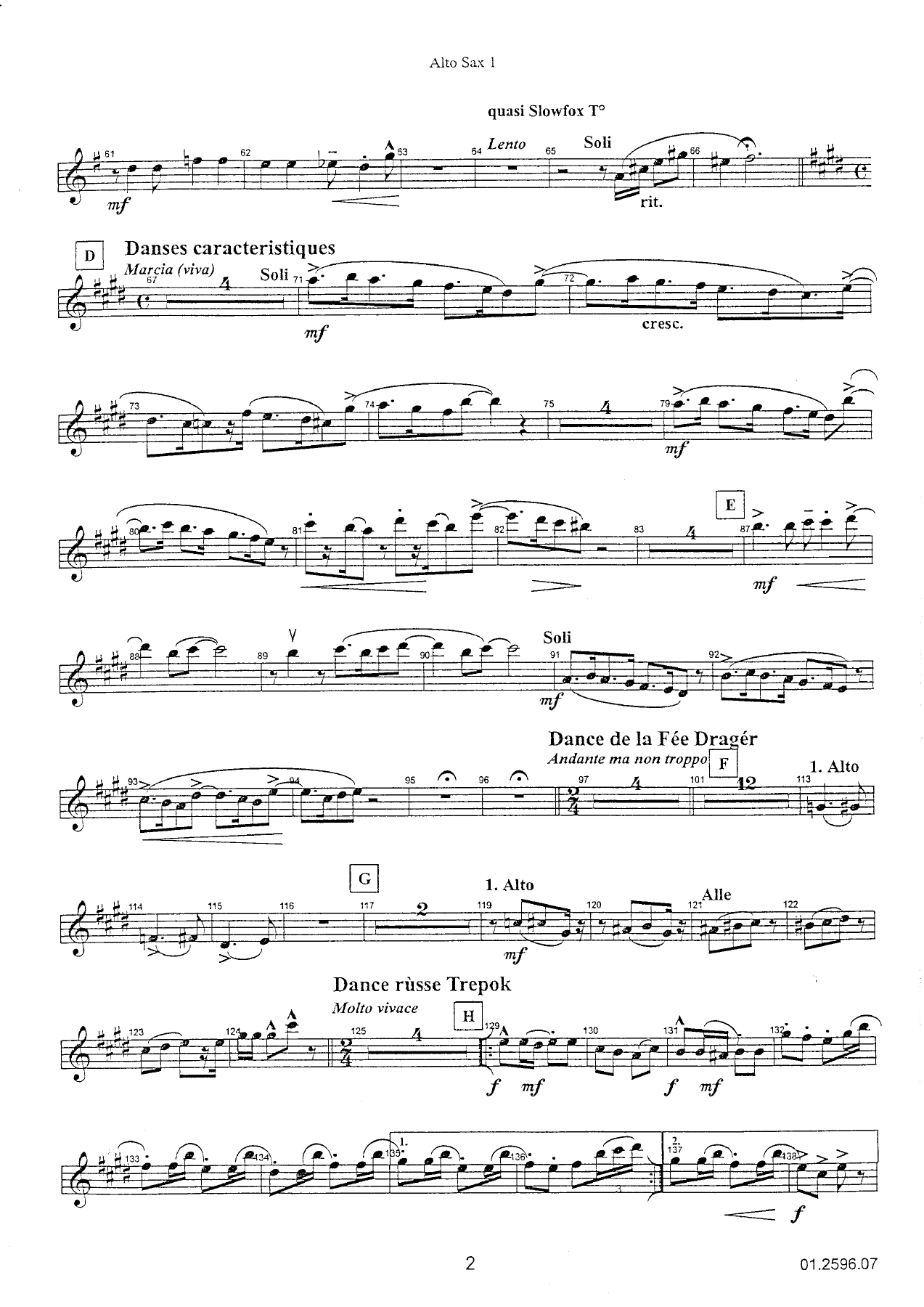 The Nutcracker Swing - Alto Saxophone — page 2