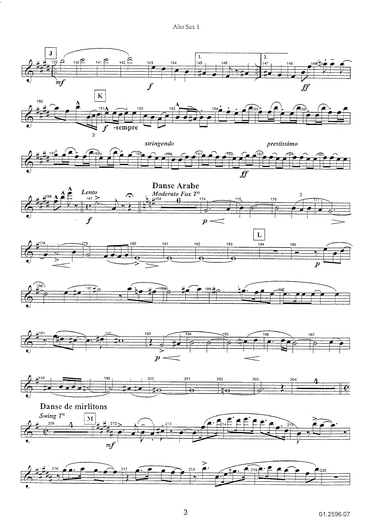 The Nutcracker Swing - Alto Saxophone — page 3
