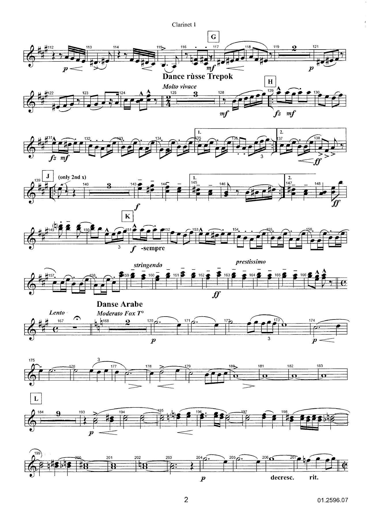 The Nutcracker Swing - Clarinet — page 2