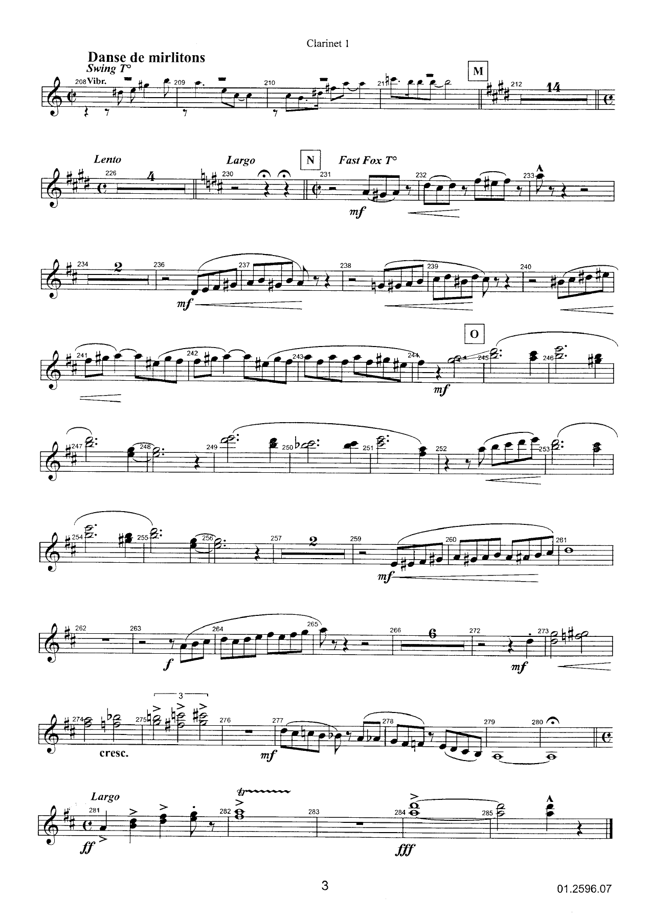The Nutcracker Swing - Clarinet — page 3