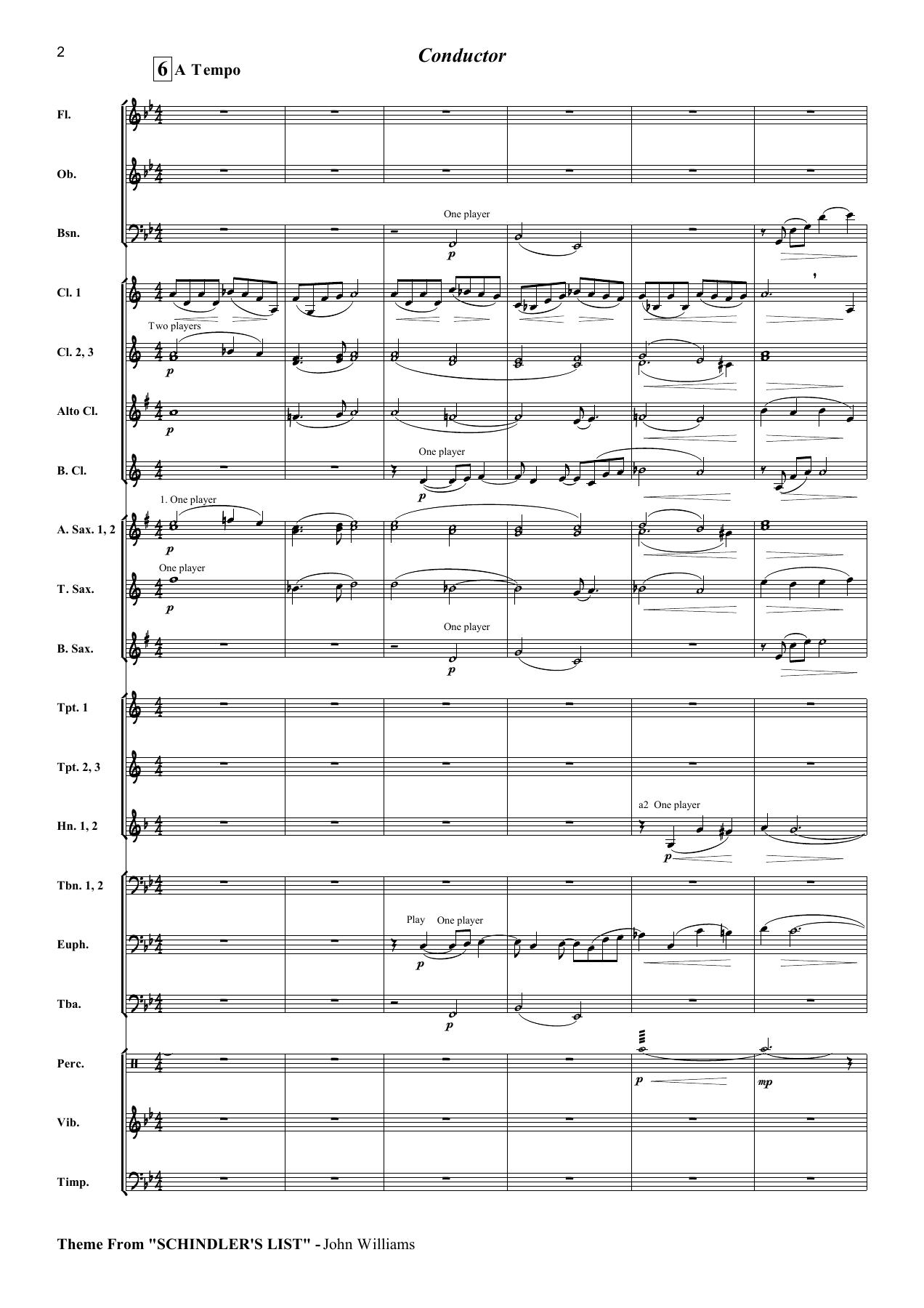 Theme From Schindler's List — page 3