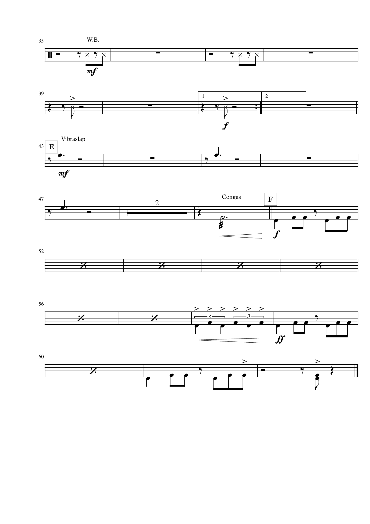 Percussions — page 2