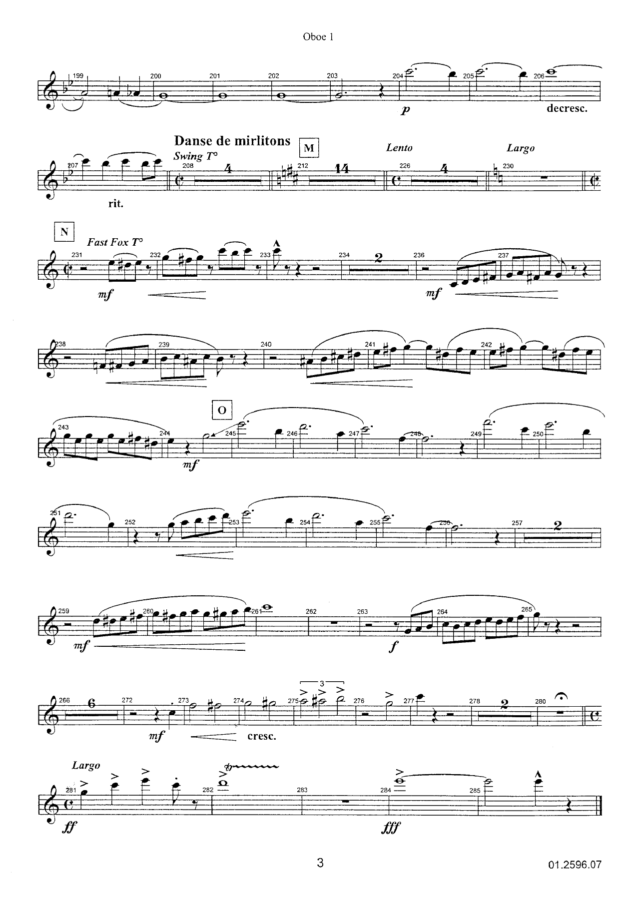 The Nutcracker Swing - Oboe — page 3