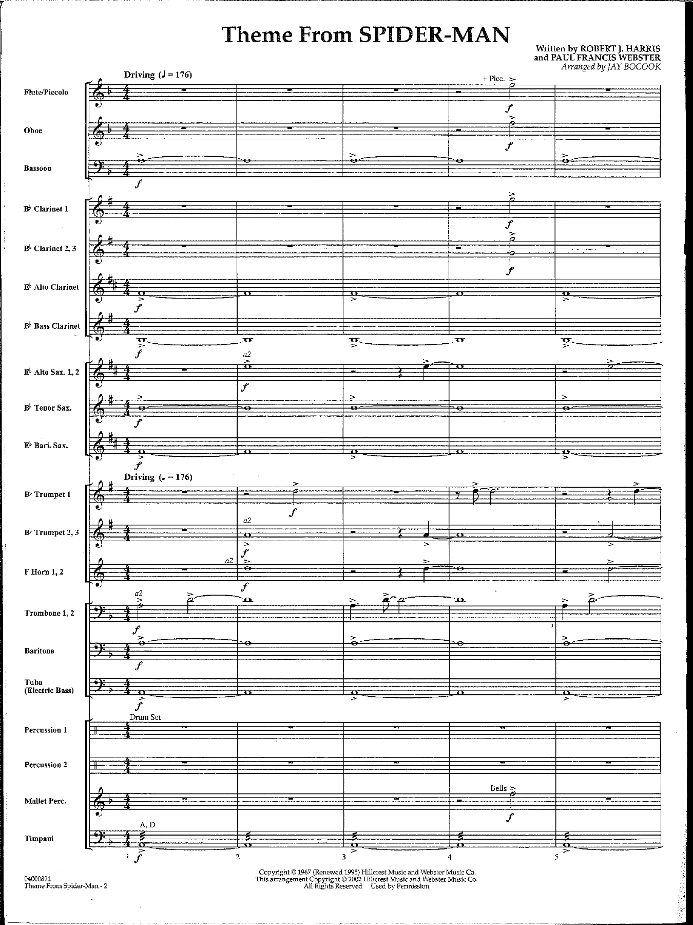 Theme From Spider-Man — page 2