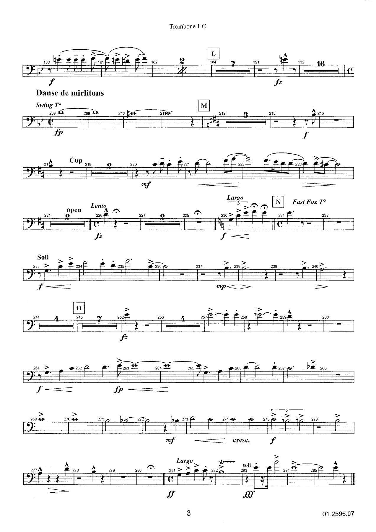 The Nutcracker Swing - Trombone — page 3