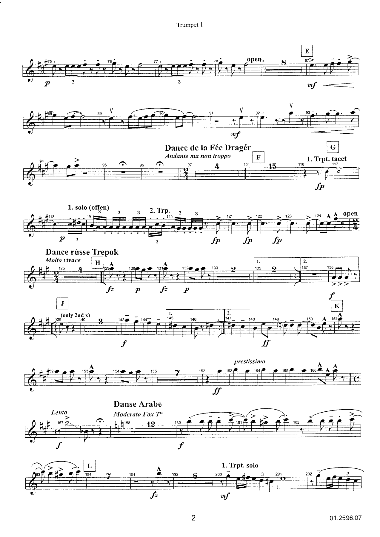 The Nutcracker Swing - Trumpet — page 2